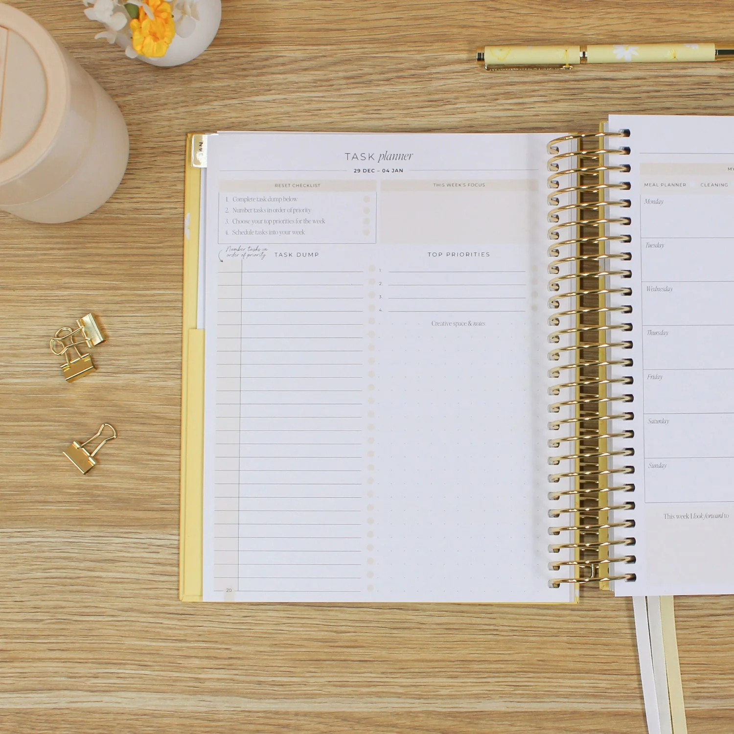 2026 Signature Planner - Butter Yellow - Image 14