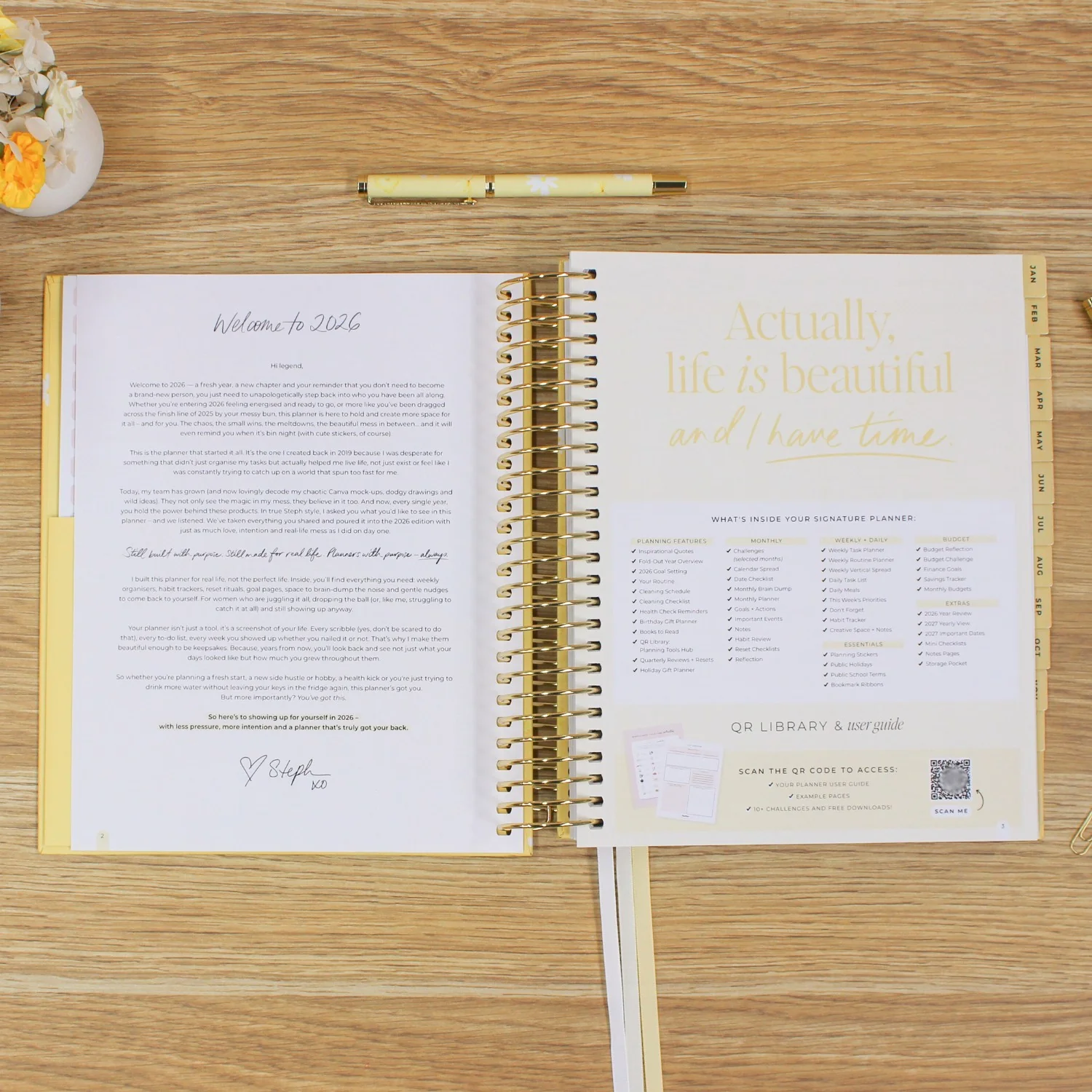 2026 Signature Planner - Butter Yellow - Image 5