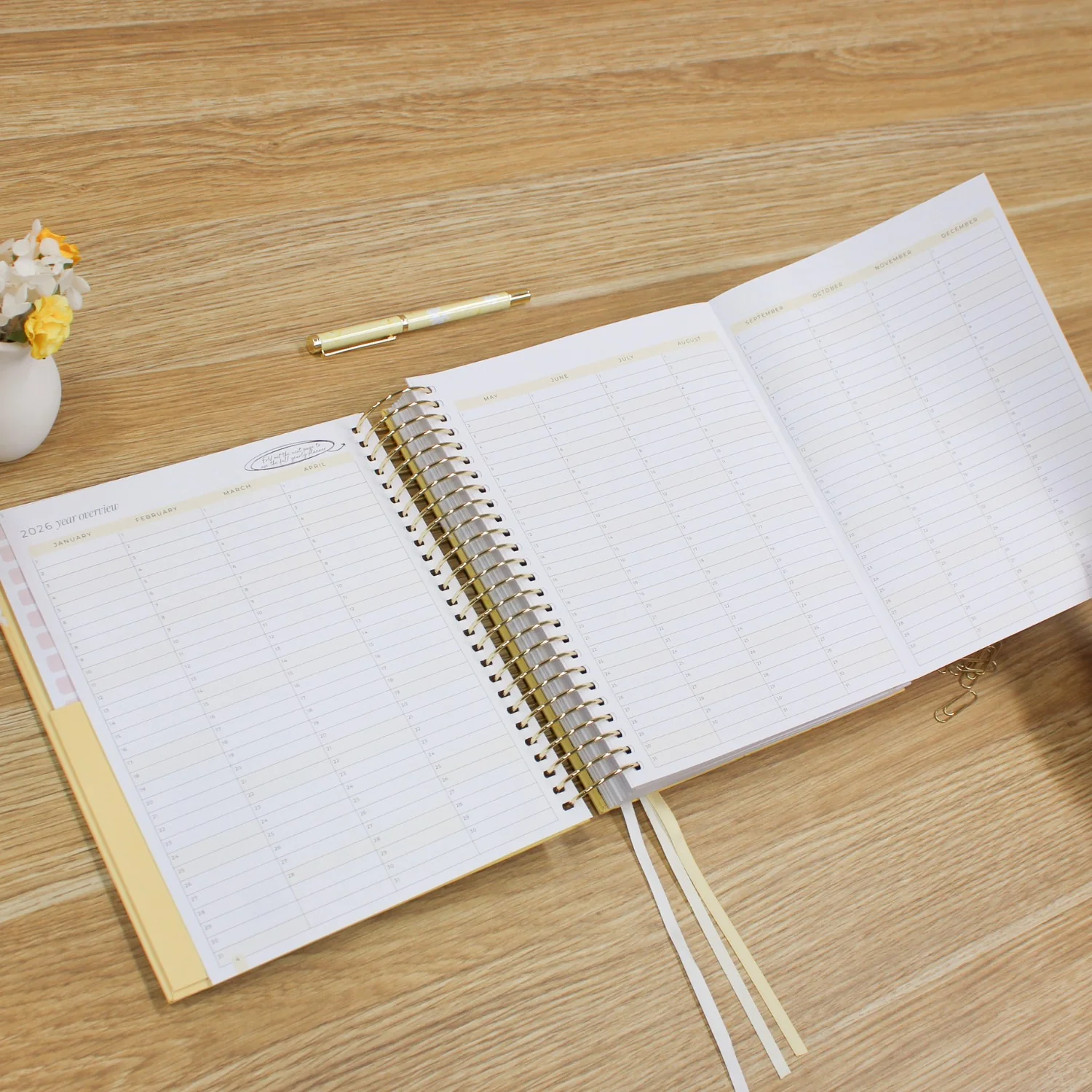 2026 Signature Planner - Butter Yellow - Image 6