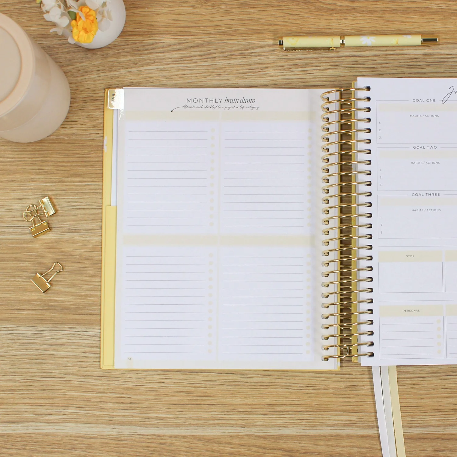 2026 Signature Planner - Butter Yellow - Image 8