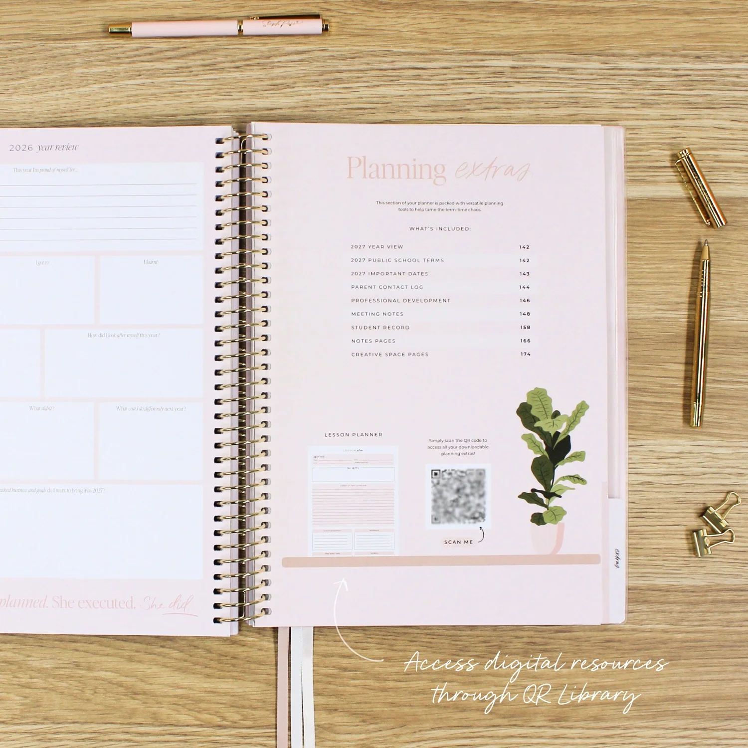 2026 Teacher Planner - Blush - Image 7