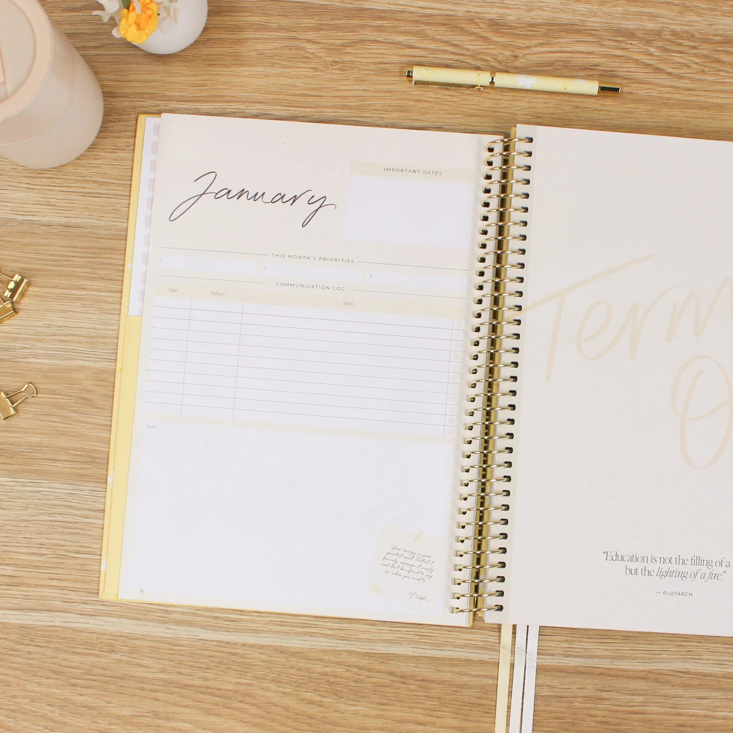 2026 Teacher Planner - Butter Yellow - Image 10