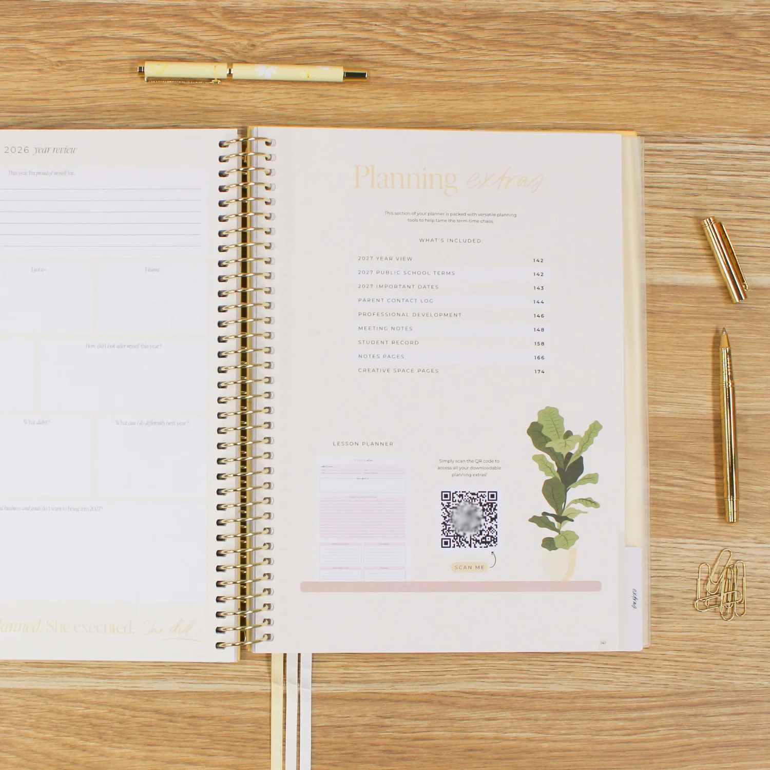 2026 Teacher Planner - Butter Yellow - Image 13