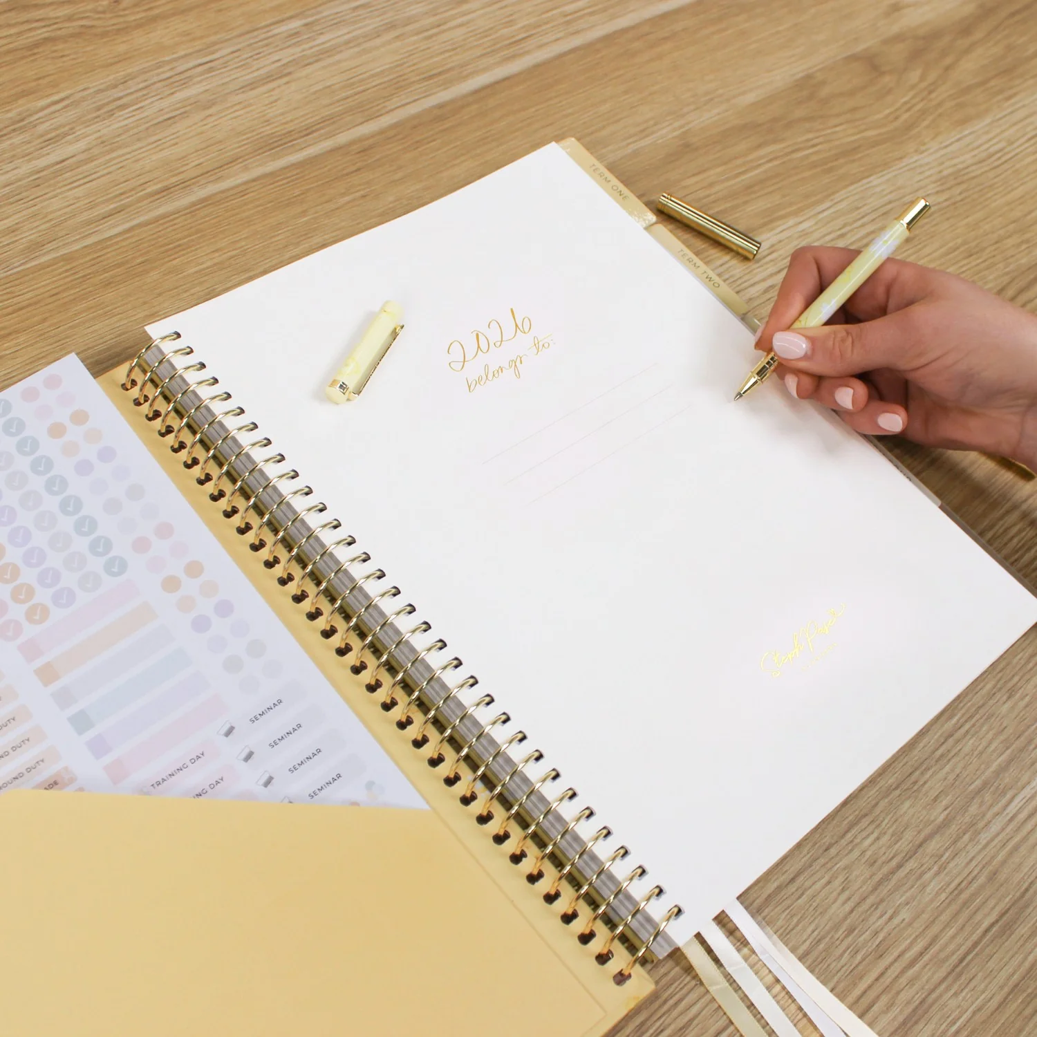 2026 Teacher Planner - Butter Yellow - Image 4