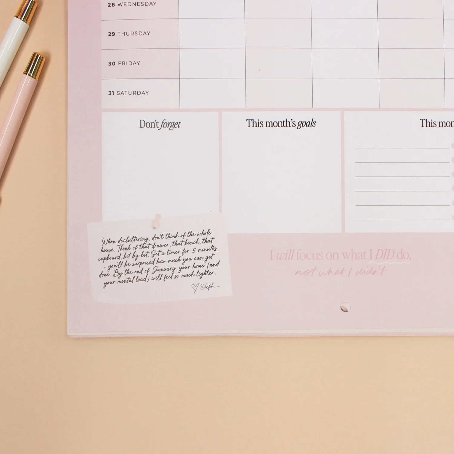 2026 Wall Planner - Blush + Beige - Image 11