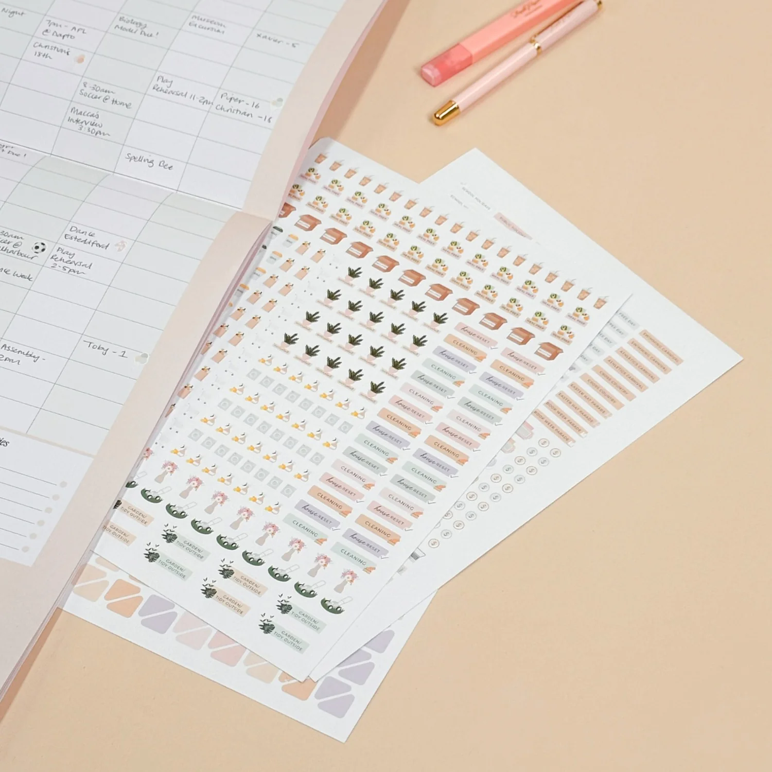 2026 Wall Planner - Blush + Beige - Image 12