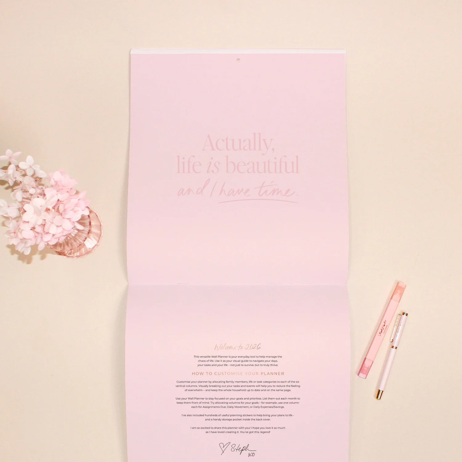 2026 Wall Planner - Blush + Beige - Image 16