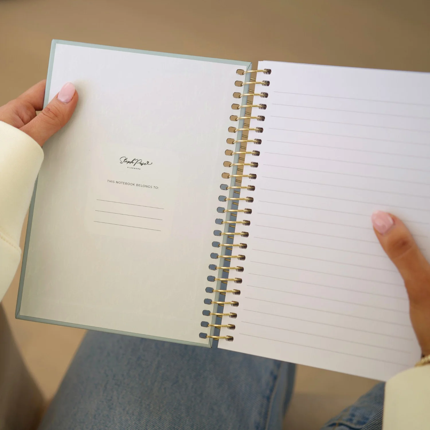 A5 Luxe Notebook - Vintage Sage - Image 3