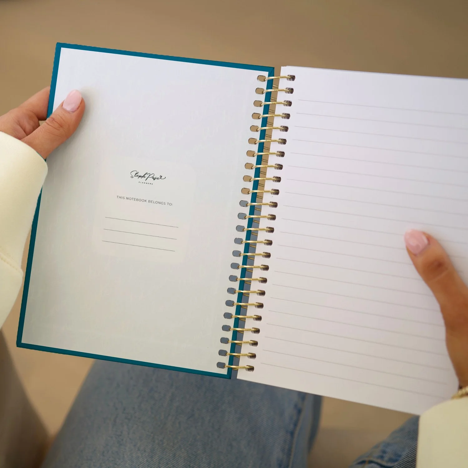 'Write it Down' A5 Notebook - Teal - Image 3