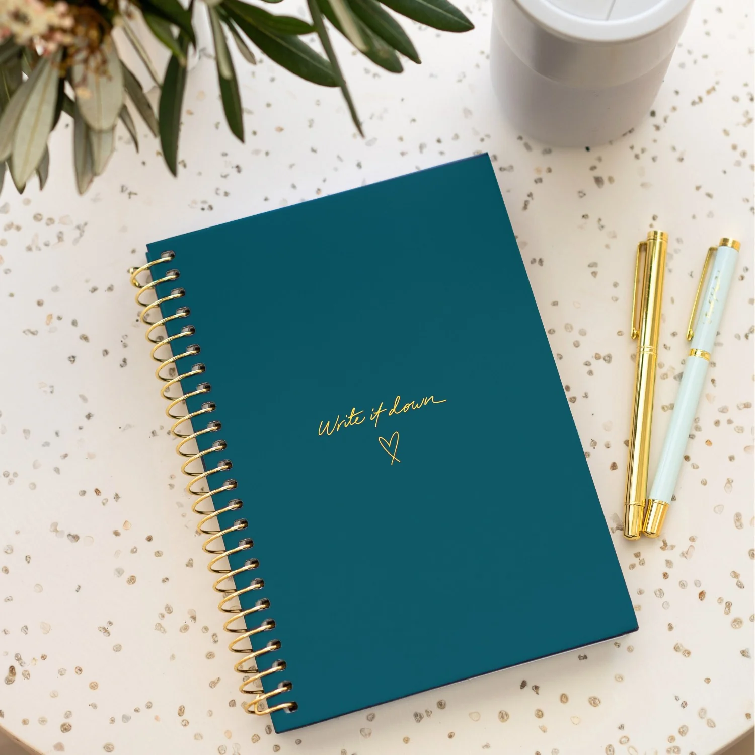 'Write it Down' A5 Notebook - Teal - Image 7
