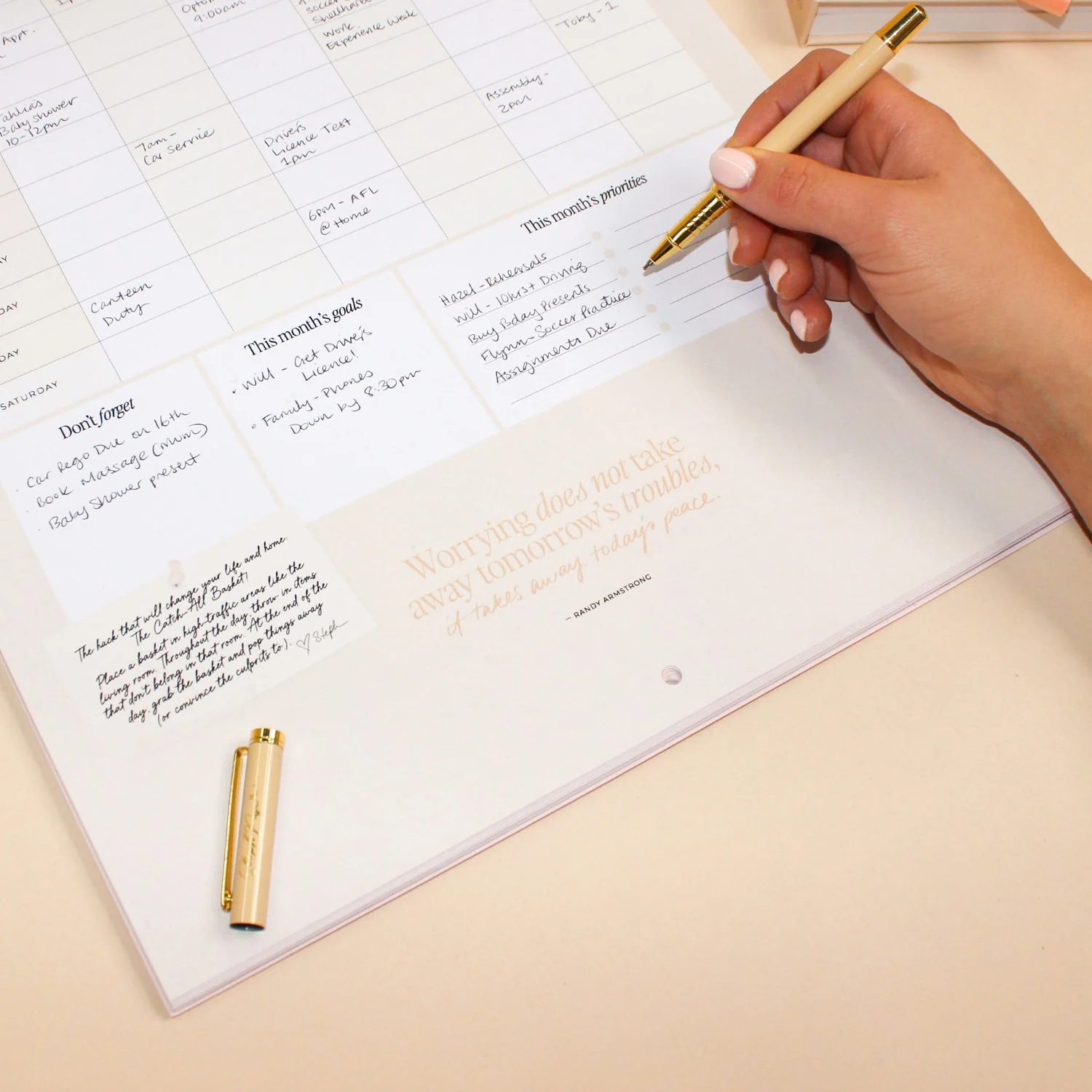 2026 Wall Planner - Blush + Beige - Image 8