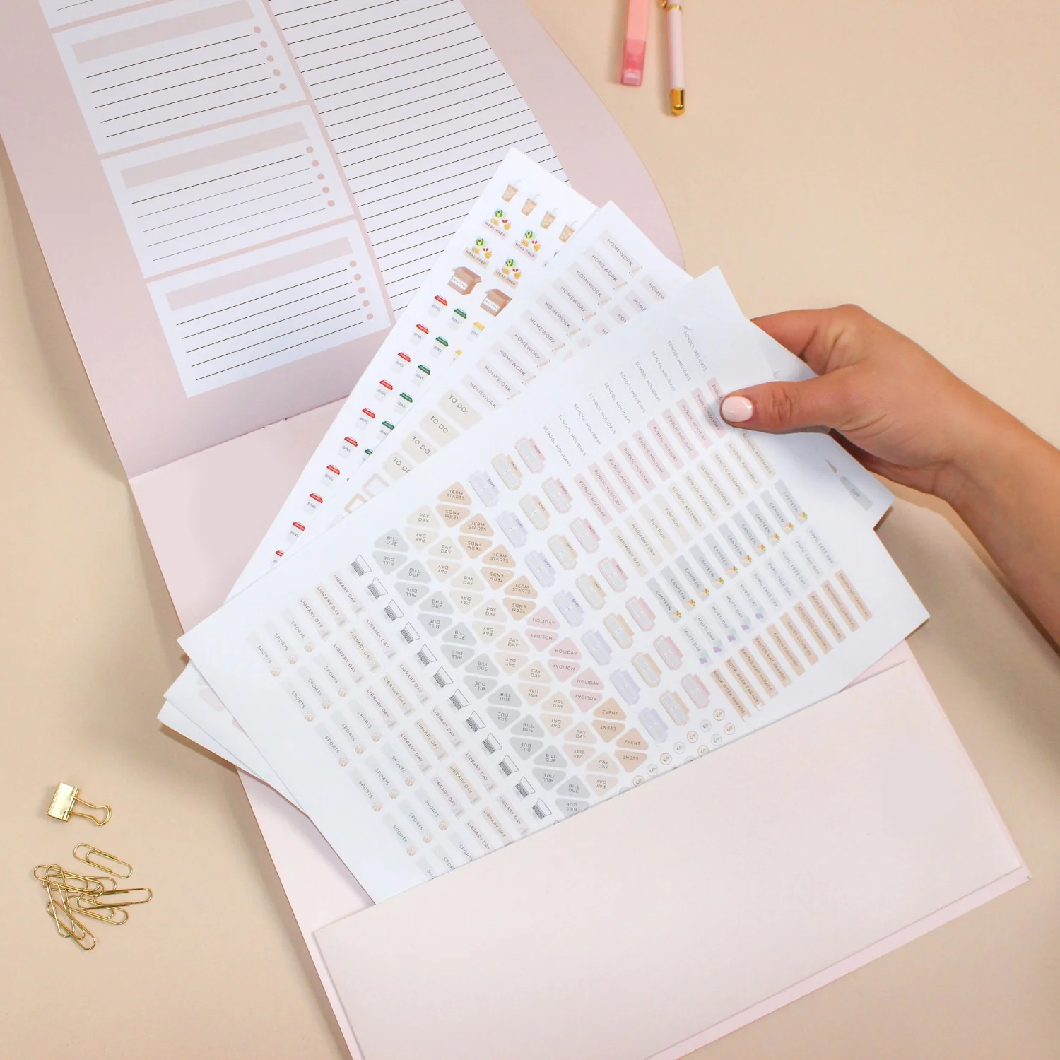 2026 Wall Planner - Blush + Beige - Image 10