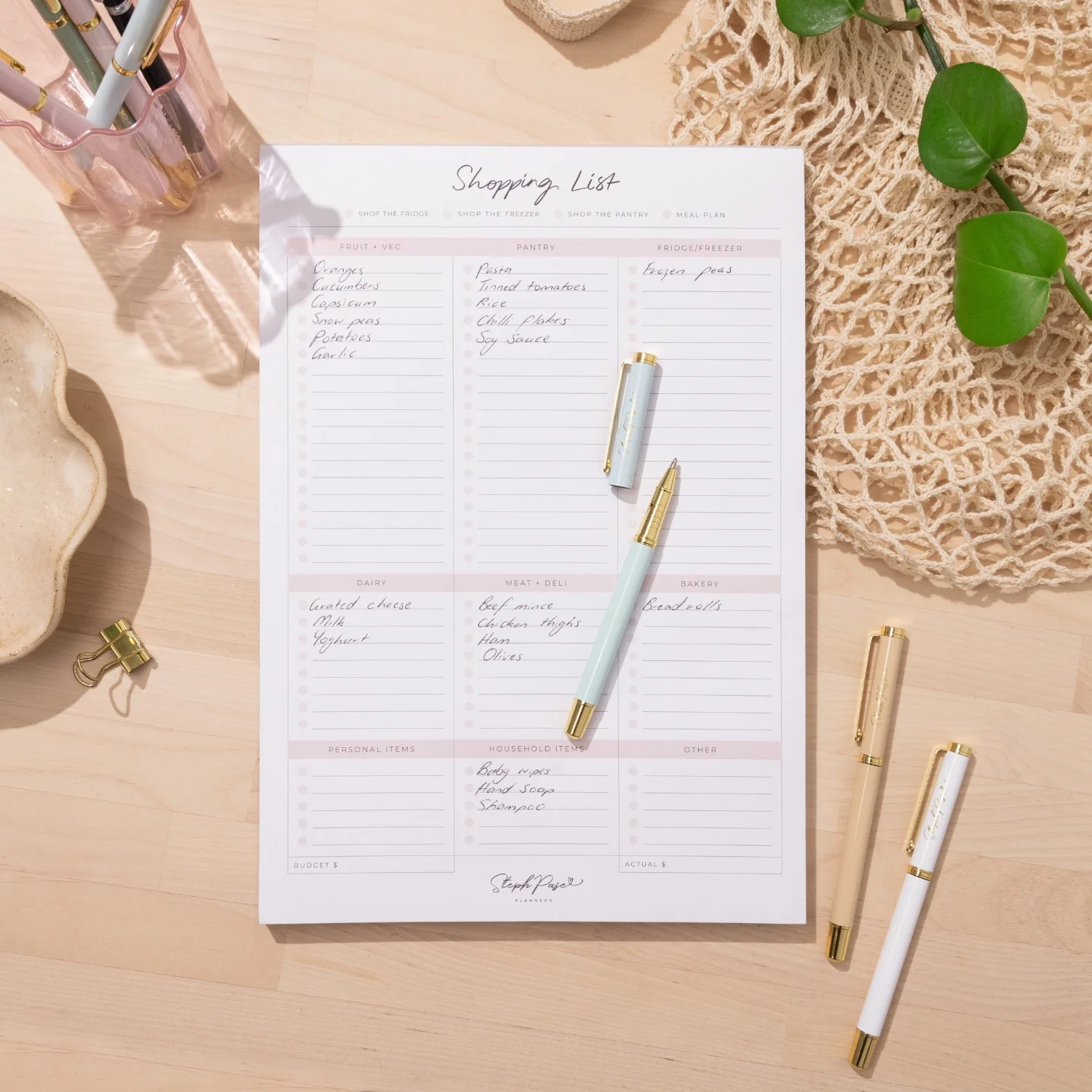 Shopping List Notepad A4 - Image 5