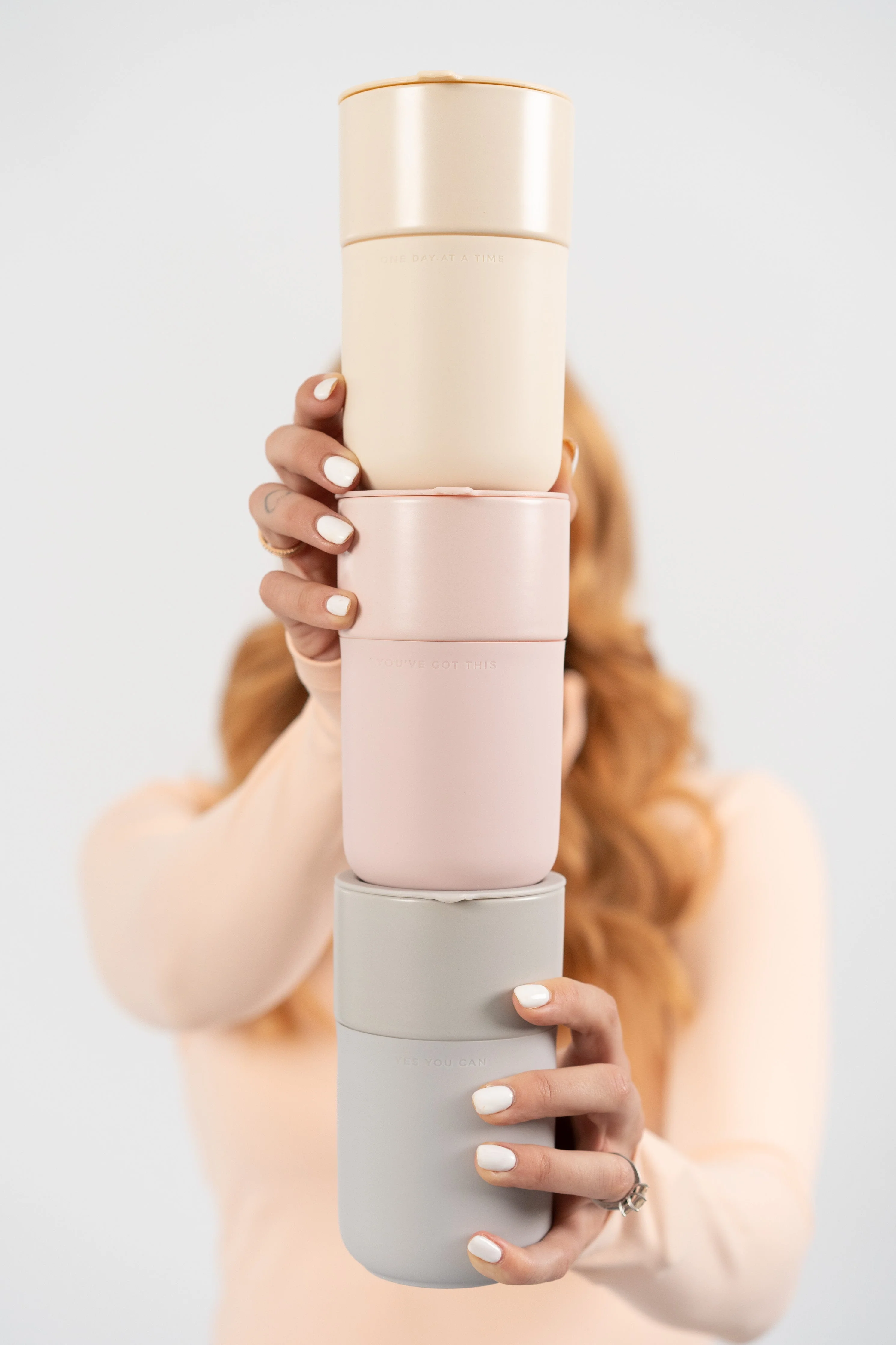 Inspirational Travel Mug - Blush - Image 10