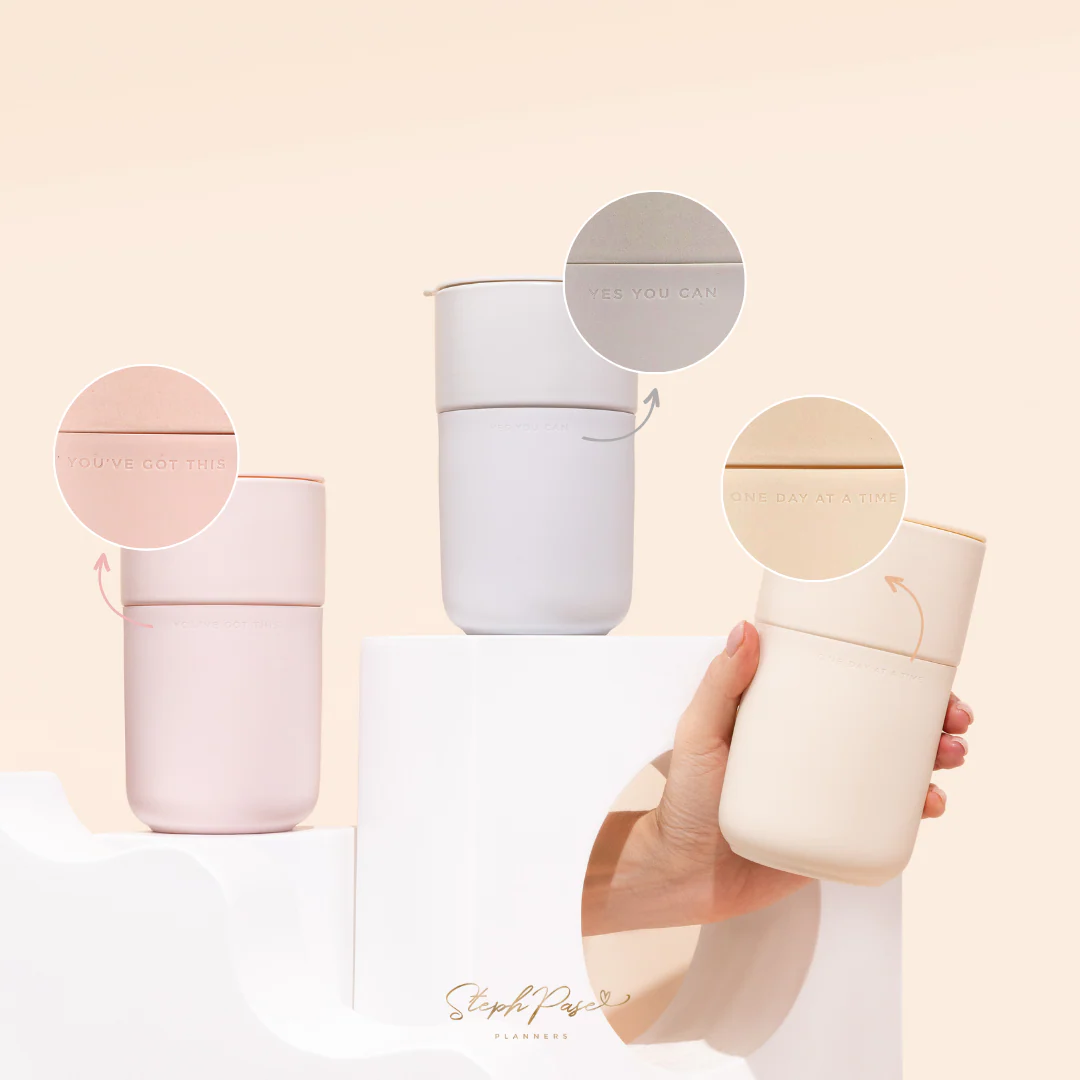 Inspirational Travel Mug - Blush - Image 7