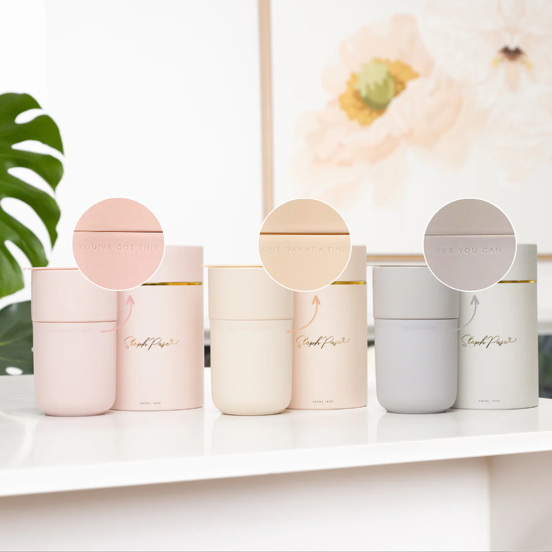 Inspirational Travel Mug - Blush - Image 8