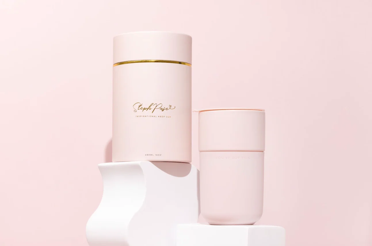 Inspirational Travel Mug - Blush - Image 9
