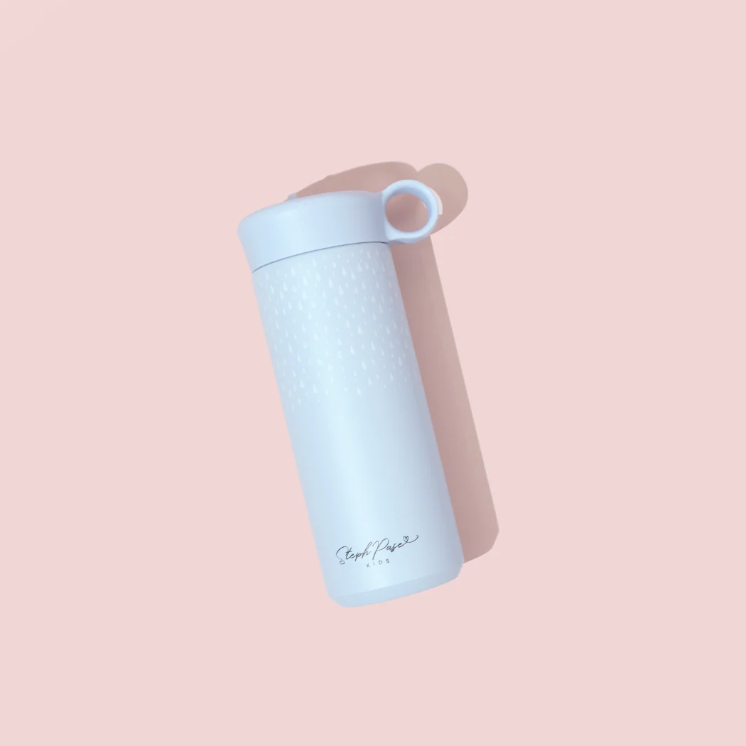 Insulated Kids Water Drink Bottle 500ml Blue - Image 3