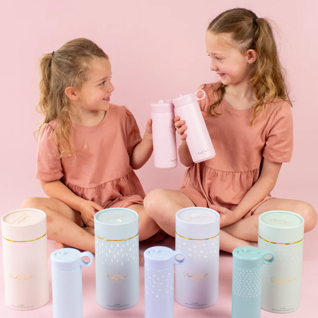 Insulated Kids Water Drink Bottle 500ml Lilac - Image 6