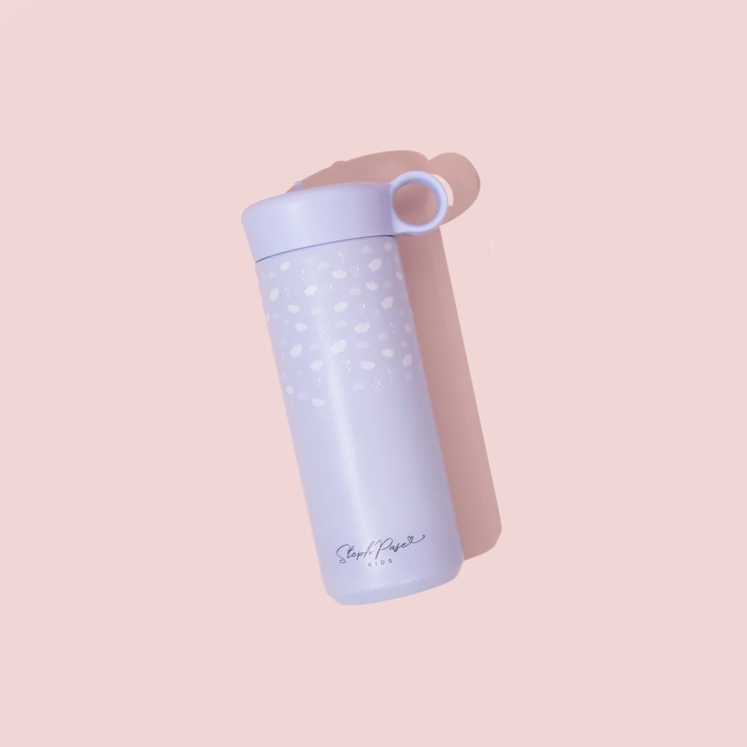 Insulated Kids Water Drink Bottle 500ml Lilac - Image 3