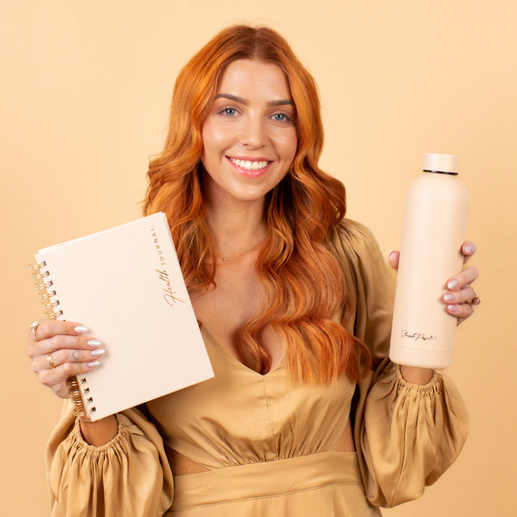 Insulated Water Drink Bottle 750ml Beige - Image 7