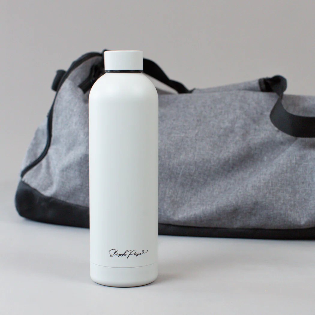Insulated Water Drink Bottle 750ml Grey - Image 6