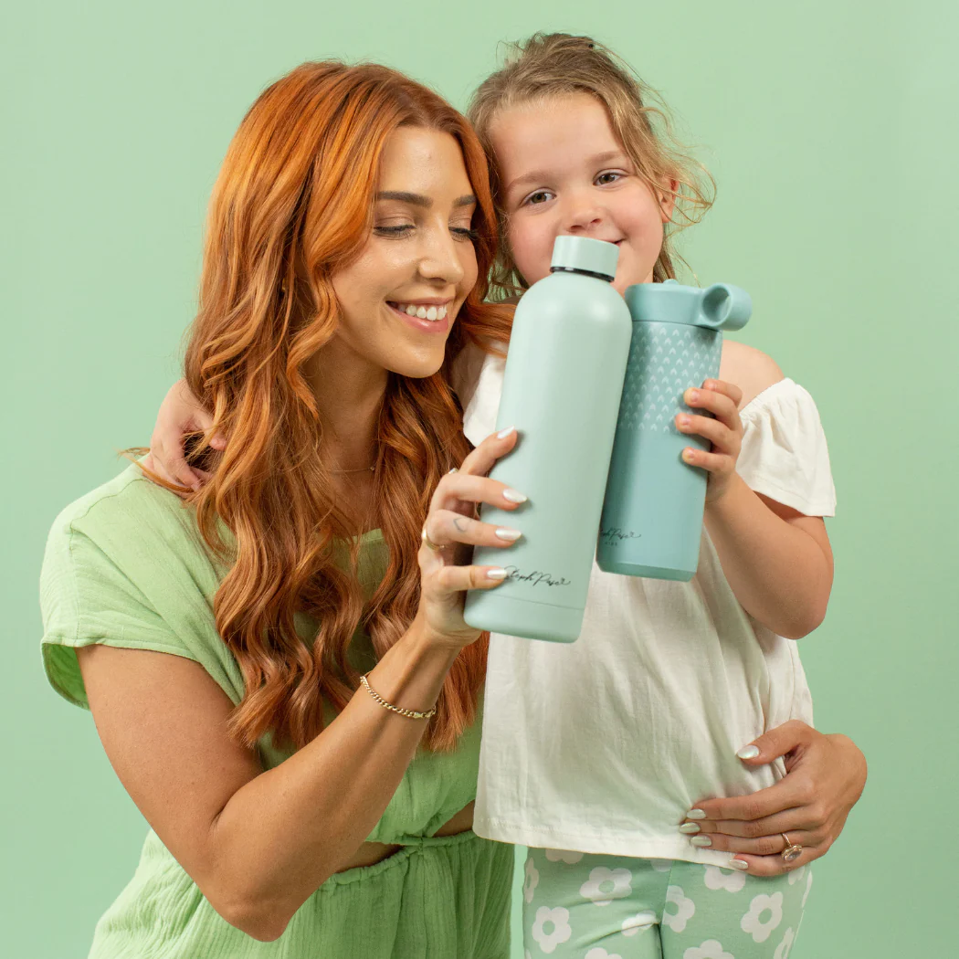 Insulated Water Drink Bottle 750ml Sage - Image 5