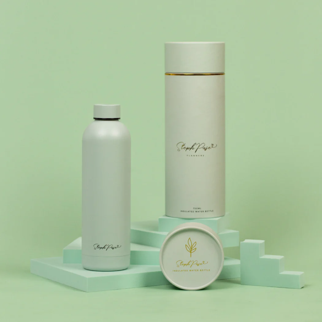 Insulated Water Drink Bottle 750ml Sage - Image 7