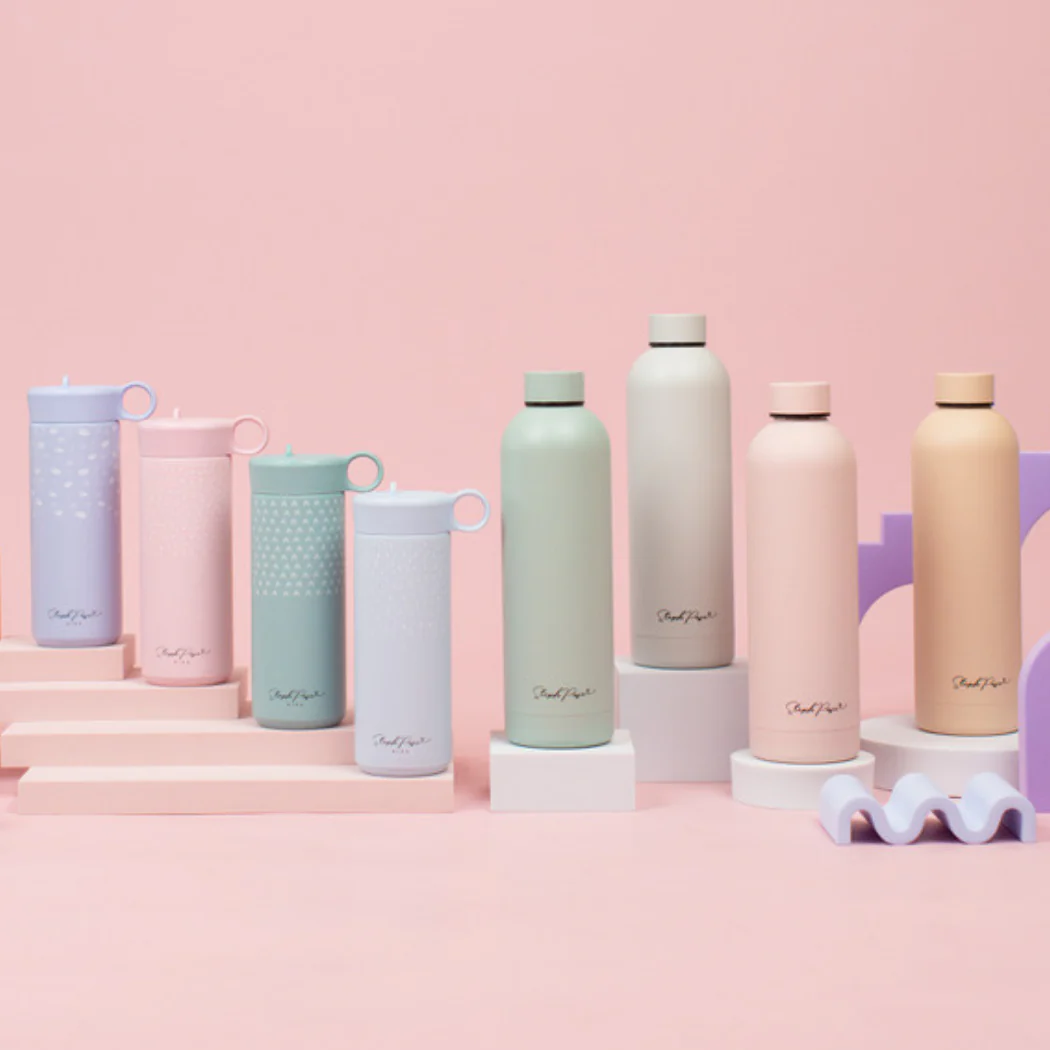 Insulated Water Drink Bottle 750ml Blush - Image 9