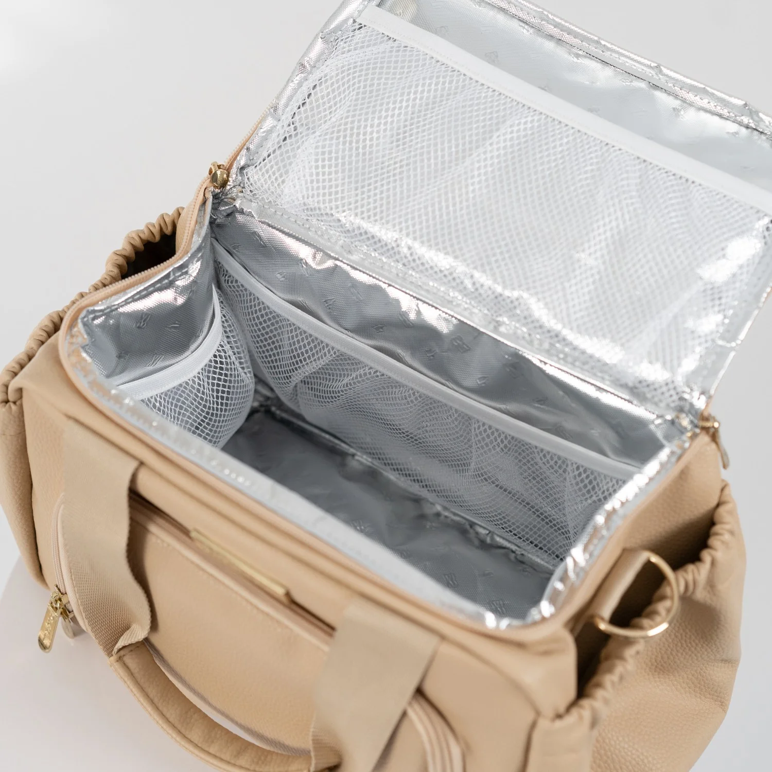 Luxe Insulated Lunch Bag - Beige - Image 11