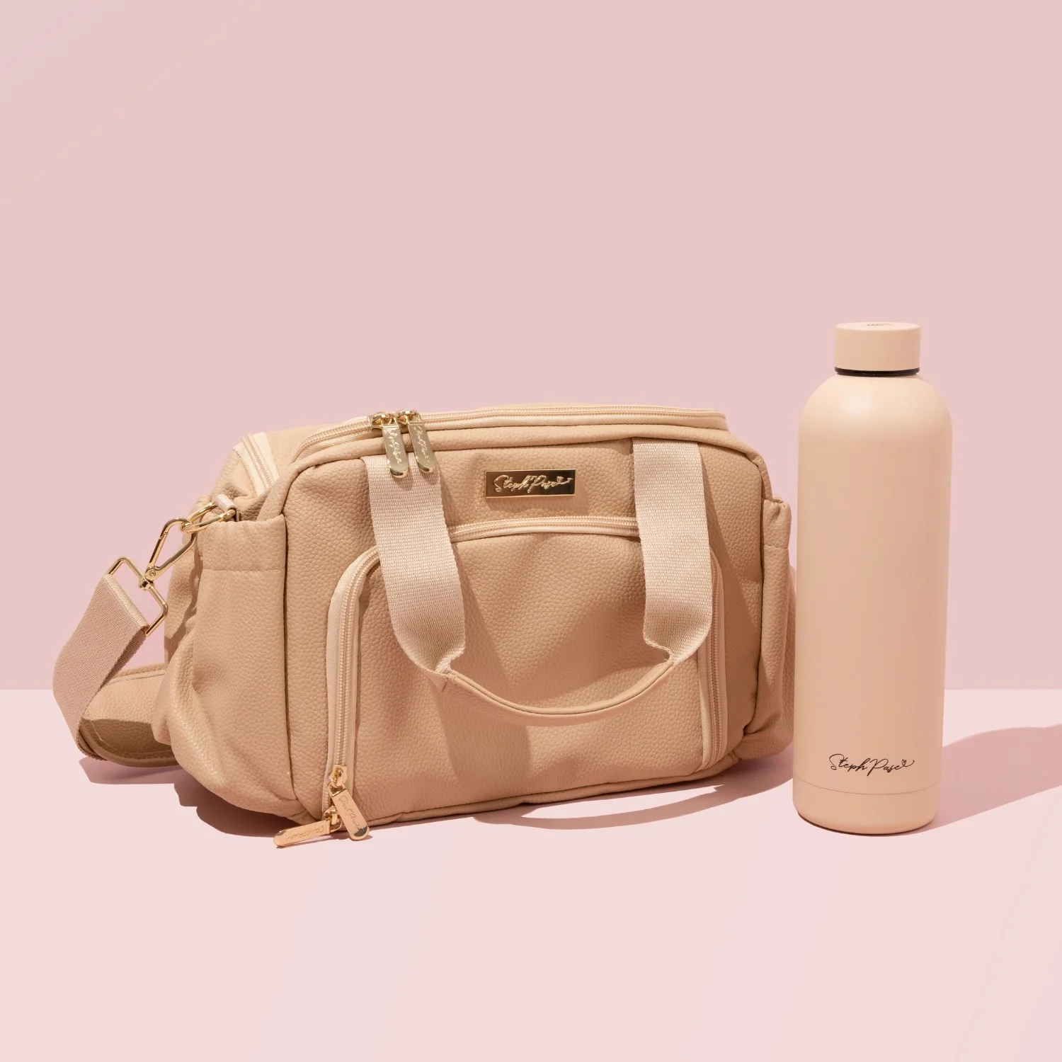Luxe Insulated Lunch Bag - Beige - Image 6