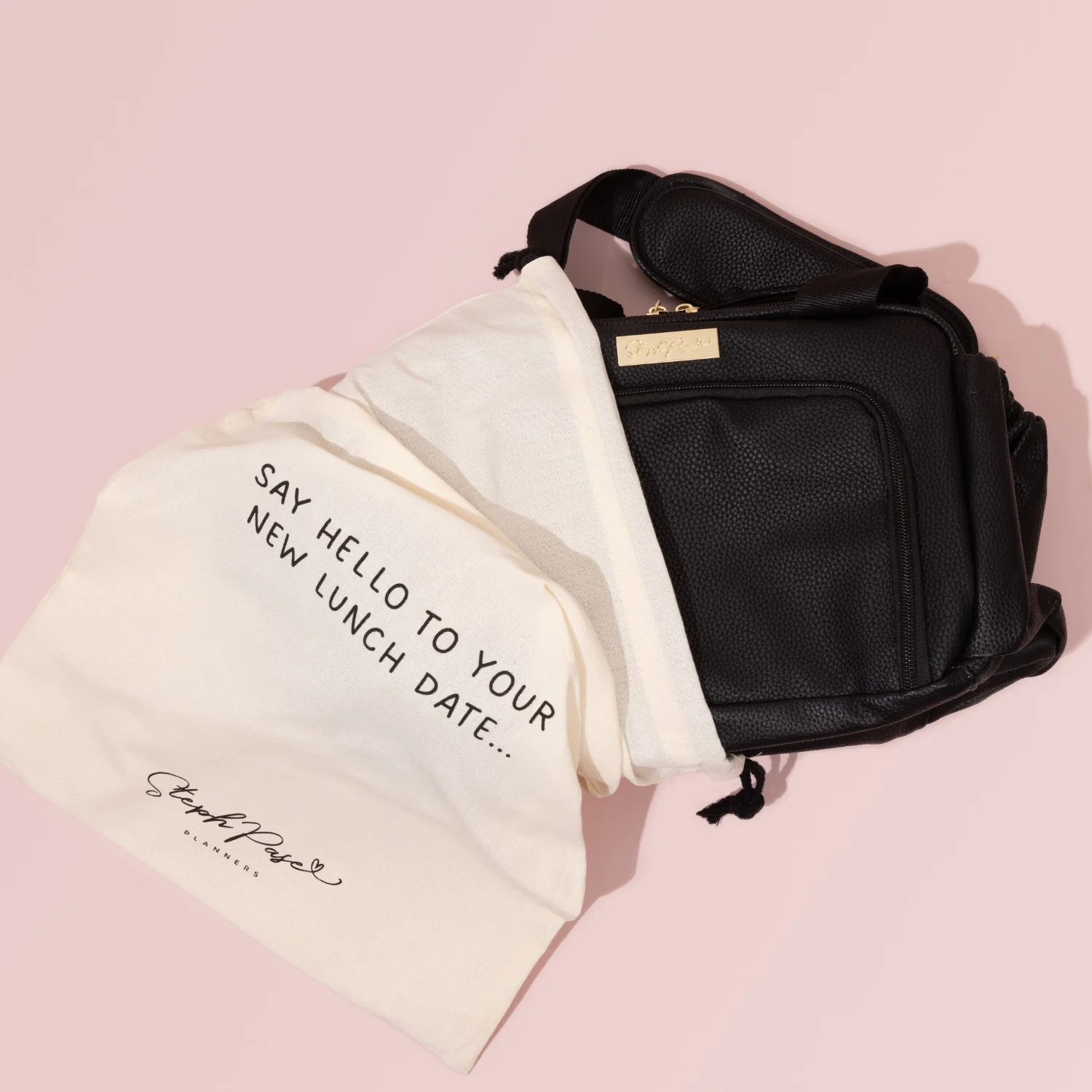 Luxe Insulated Lunch Bag - Black - Image 6