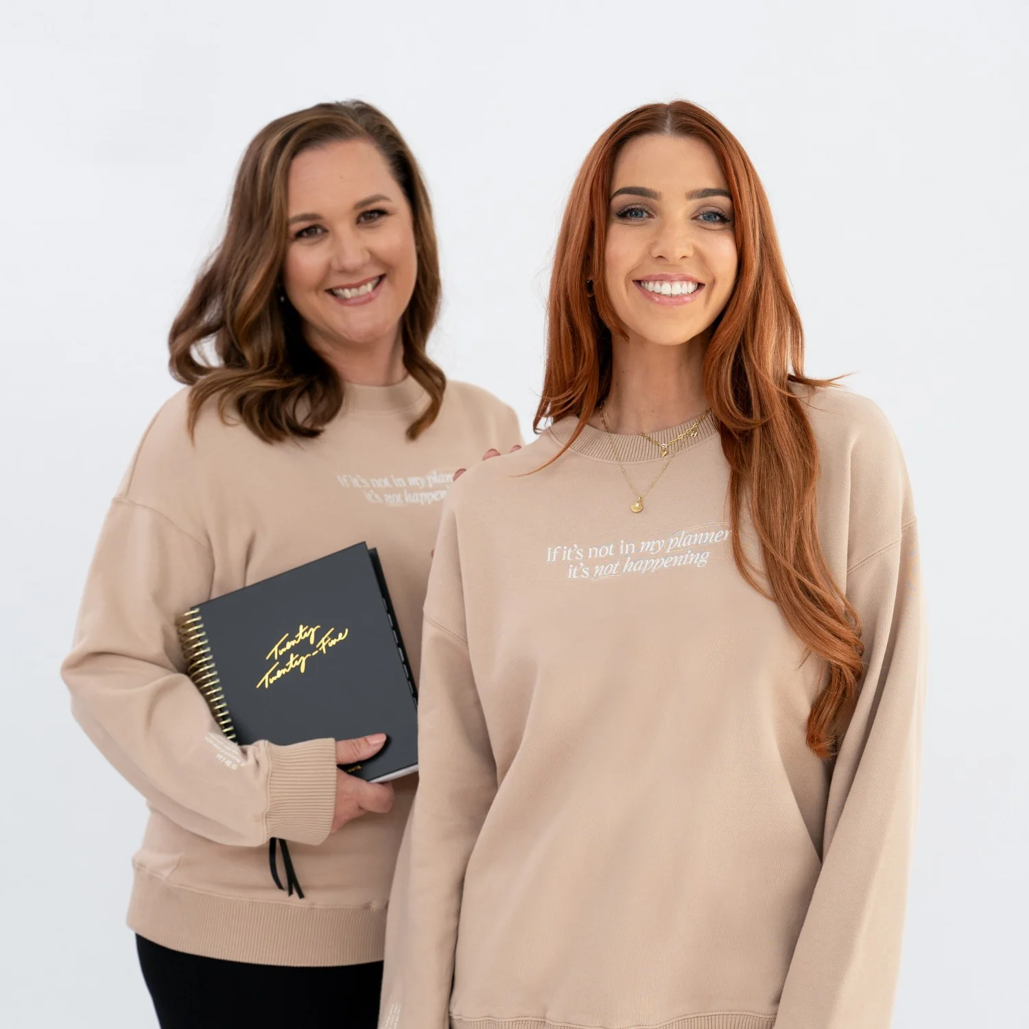 'My Planner' Crew Neck Jumper - Latte - Image 15