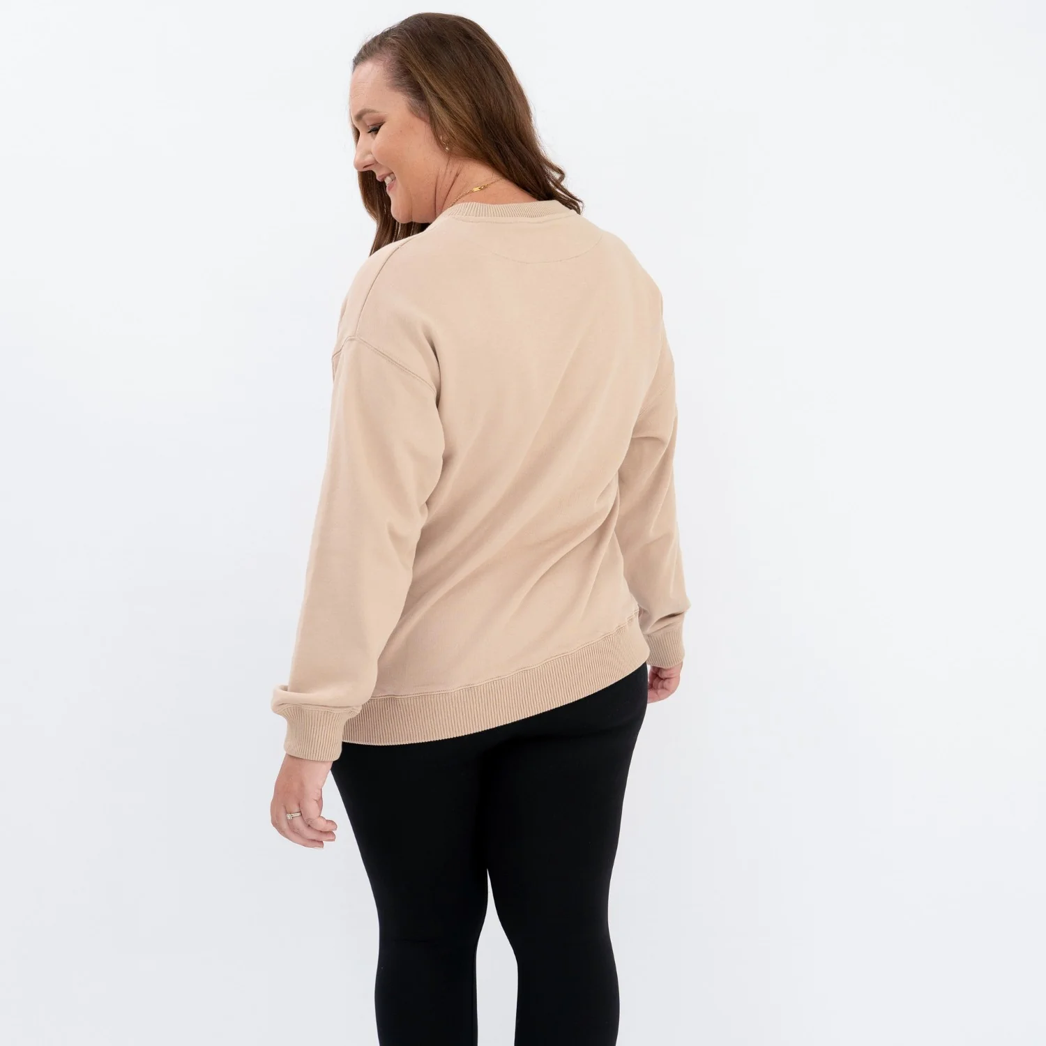 'My Planner' Crew Neck Jumper - Latte - Image 8