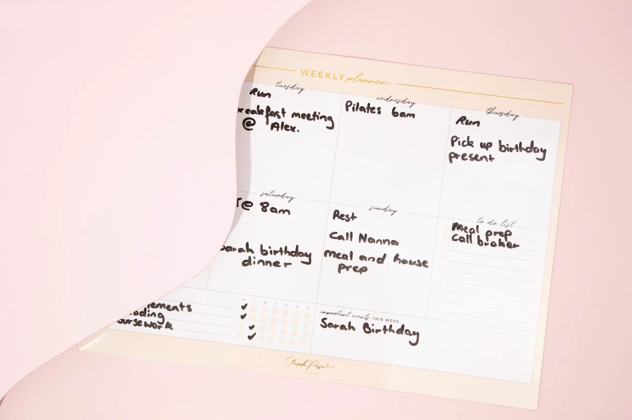 Weekly Planner Magnet - Beige - Image 7