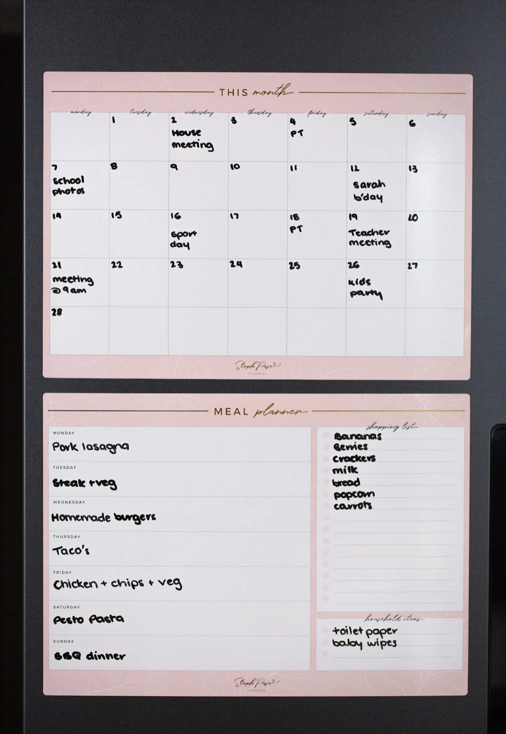 Monthly Planner Magnet - Blush - Image 5