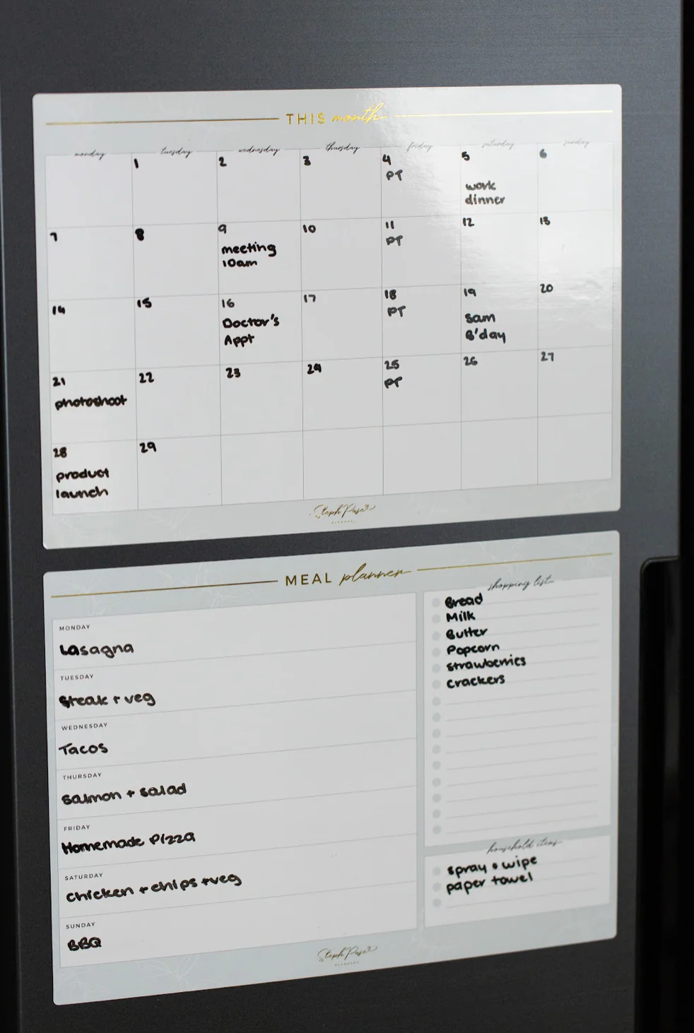 Meal Planner Magnet - Grey - Image 7