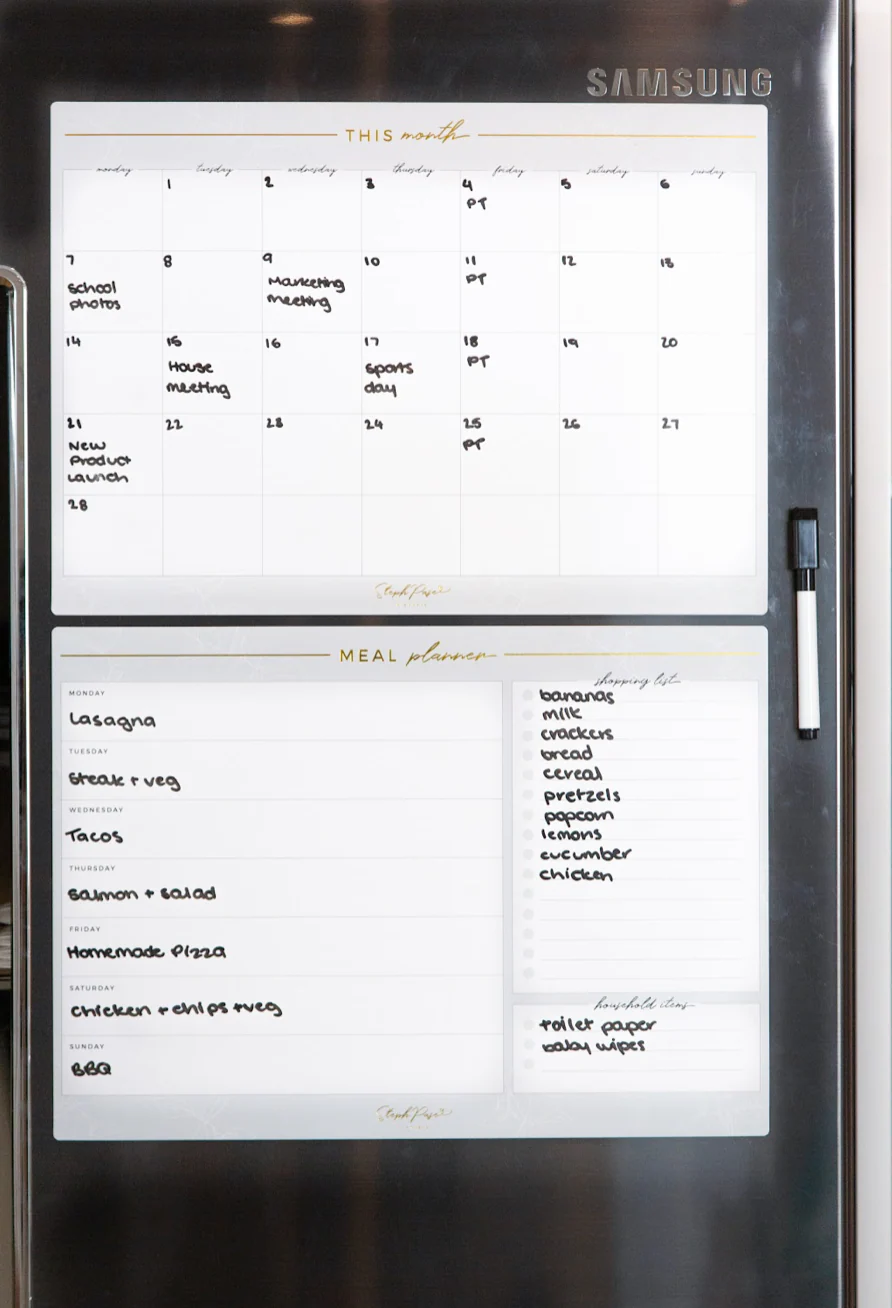 Monthly Planner Magnet - Grey - Image 9