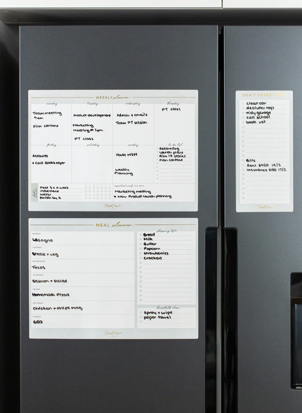 Weekly Planner Magnet - Grey - Image 11