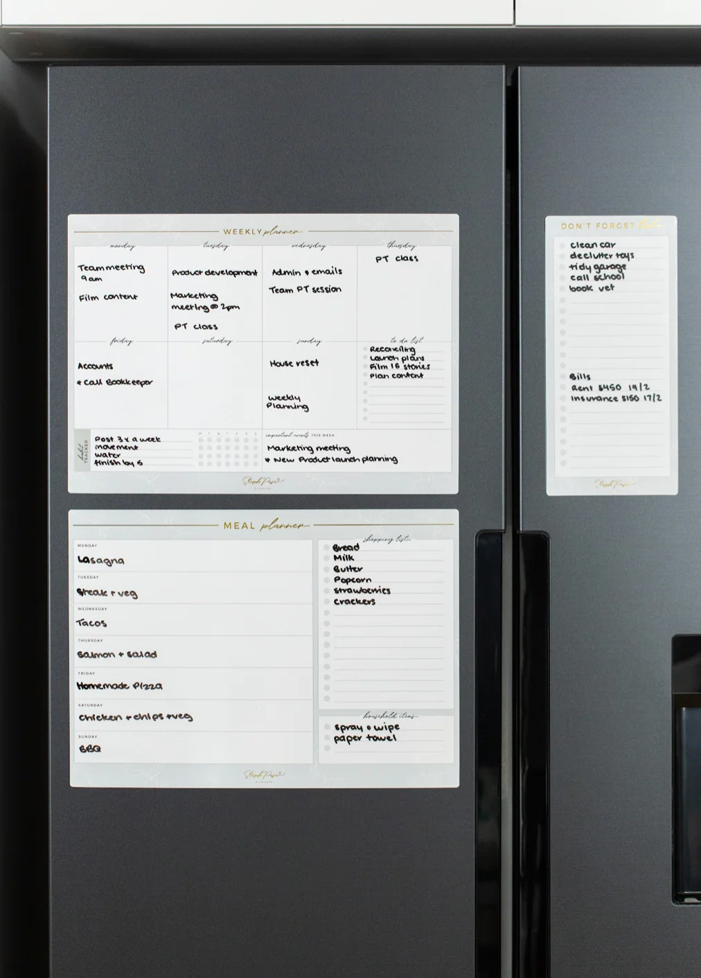 Weekly Planner Magnet - Grey - Image 6