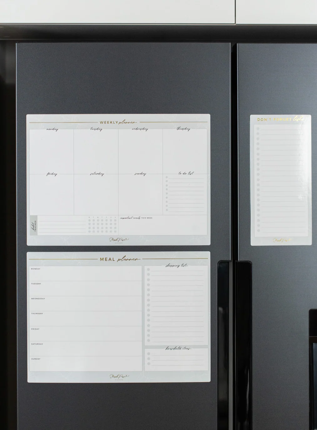 Weekly Planner Magnet - Grey - Image 9