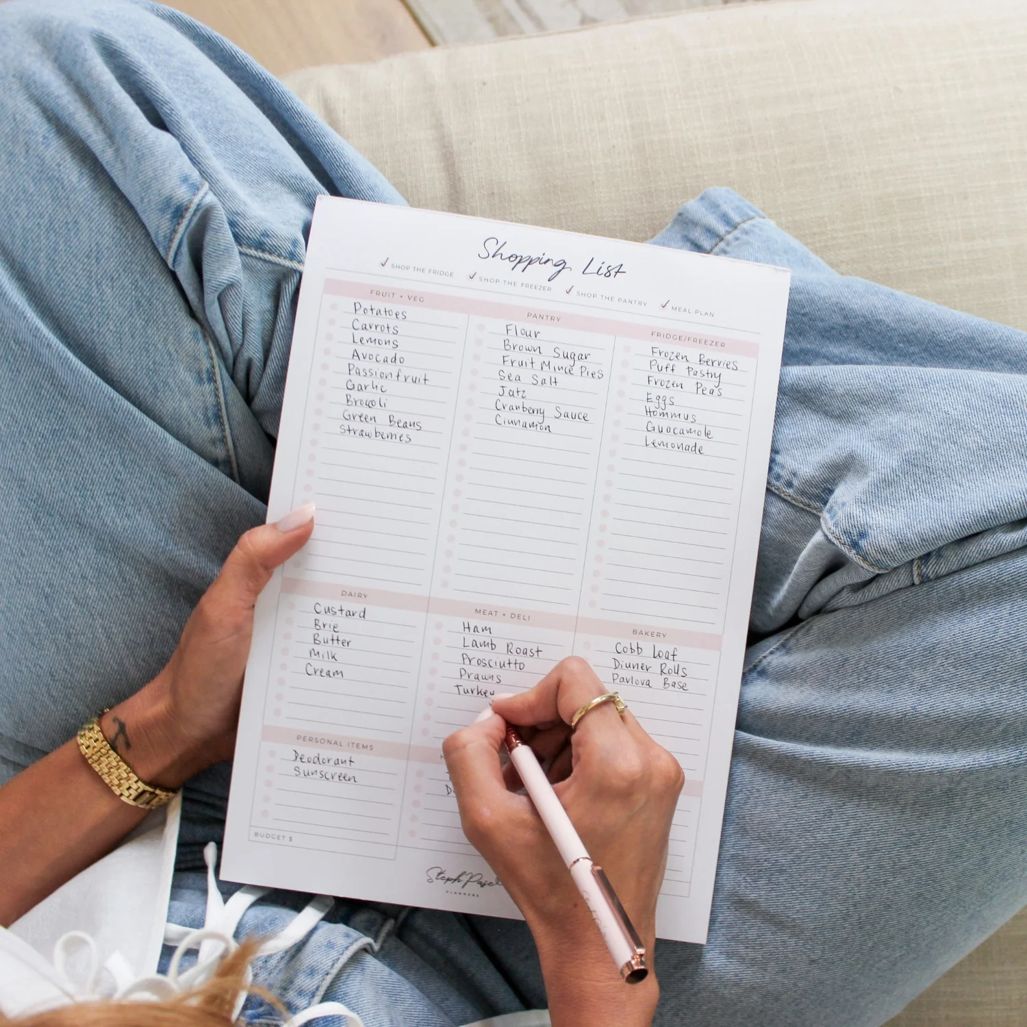 Shopping List Notepad A4 - Image 3