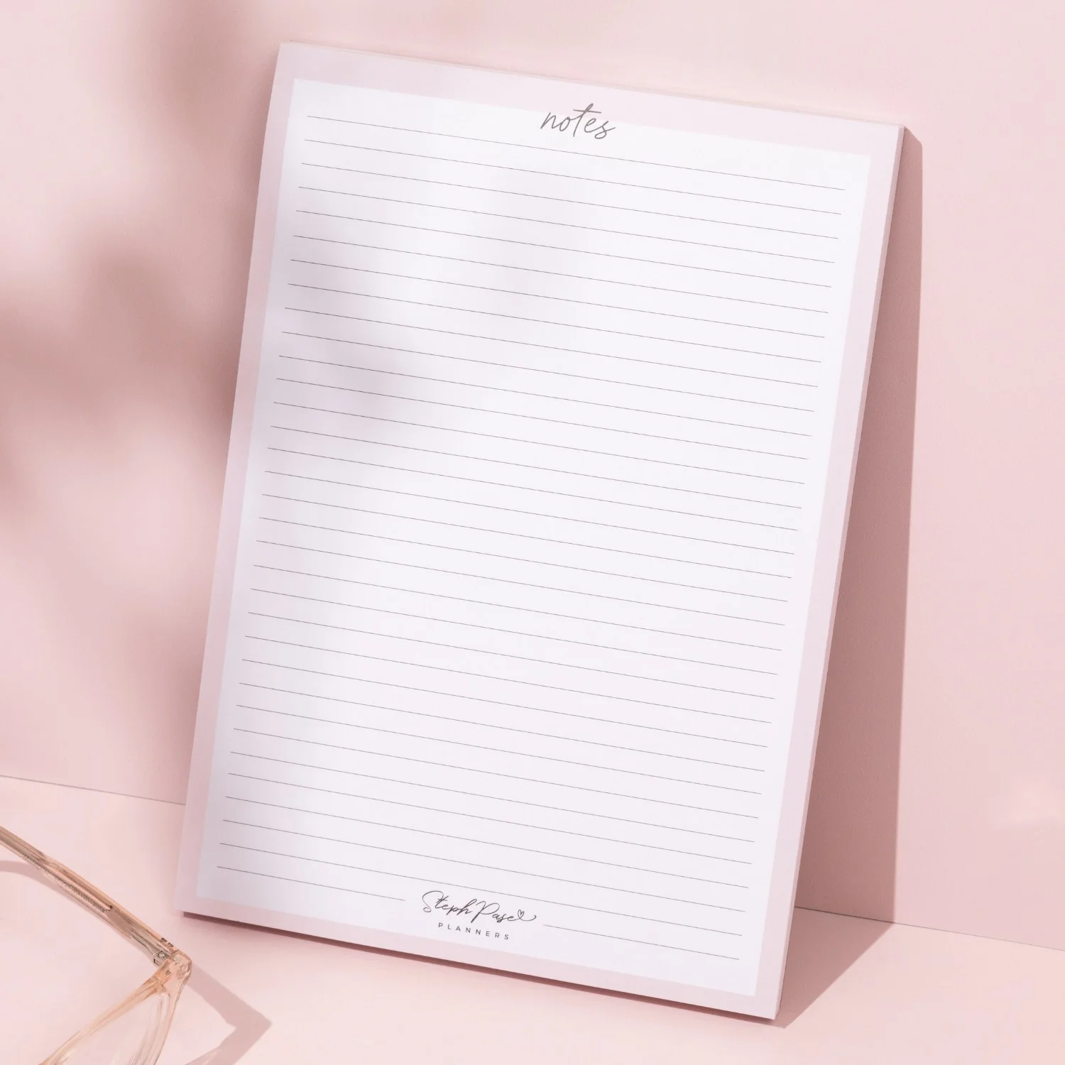 'Notes' Lined A5 Notepad - Image 5