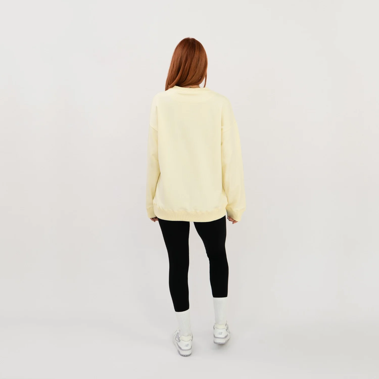 'One day at a time' Crew Neck Jumper - Butter Yellow - Image 7