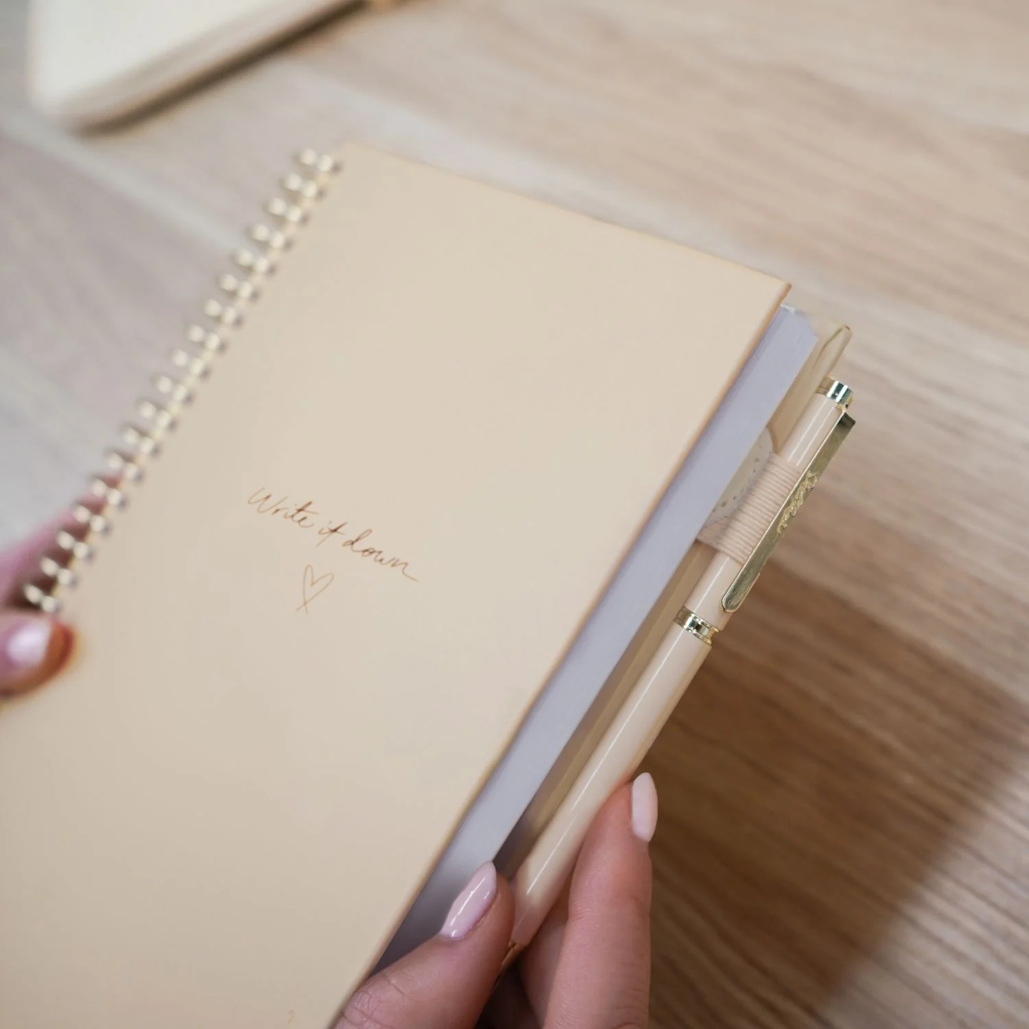 Stick-on Pen Loop - Beige - Image 3