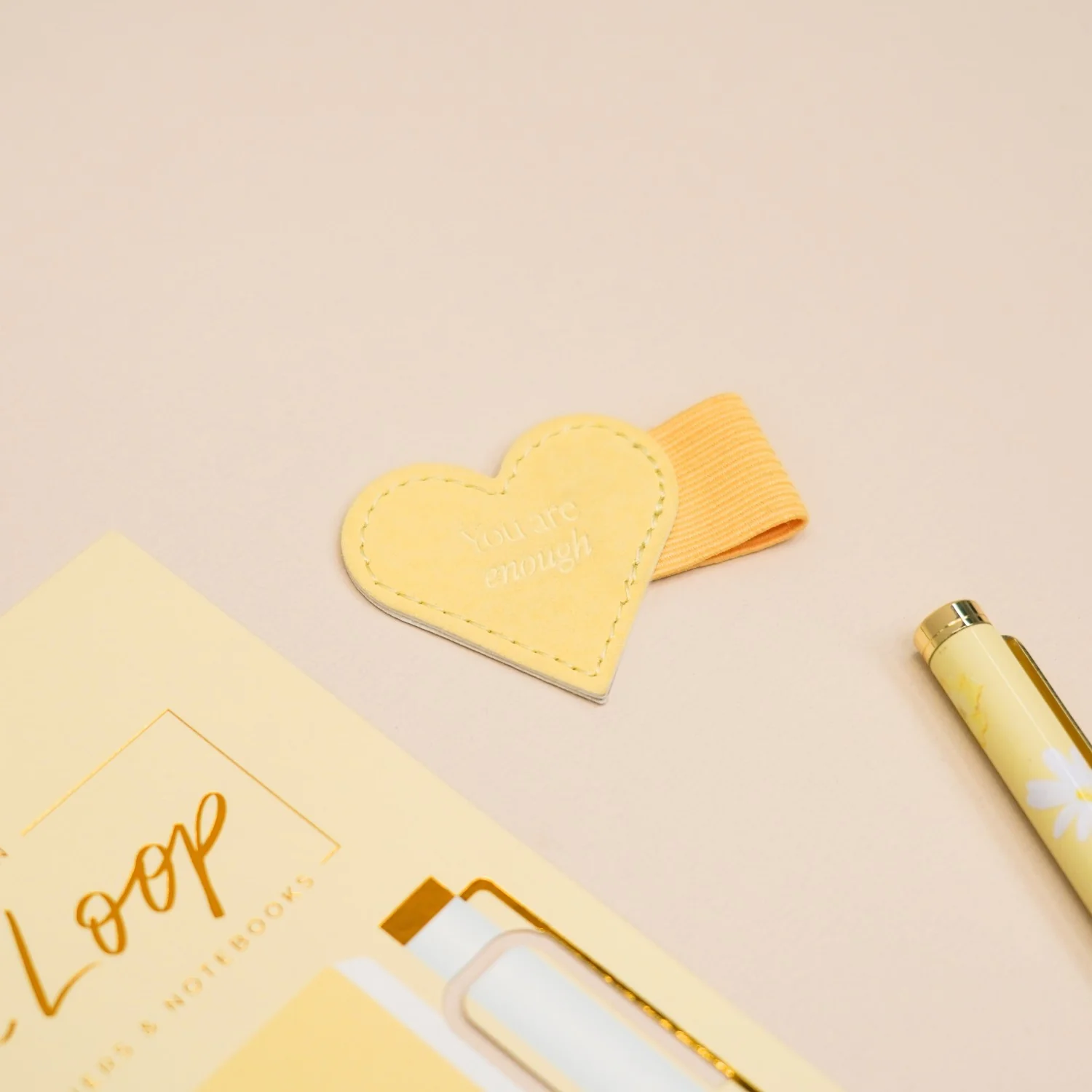 Stick-on Pen Loop - Butter Yellow - Image 4