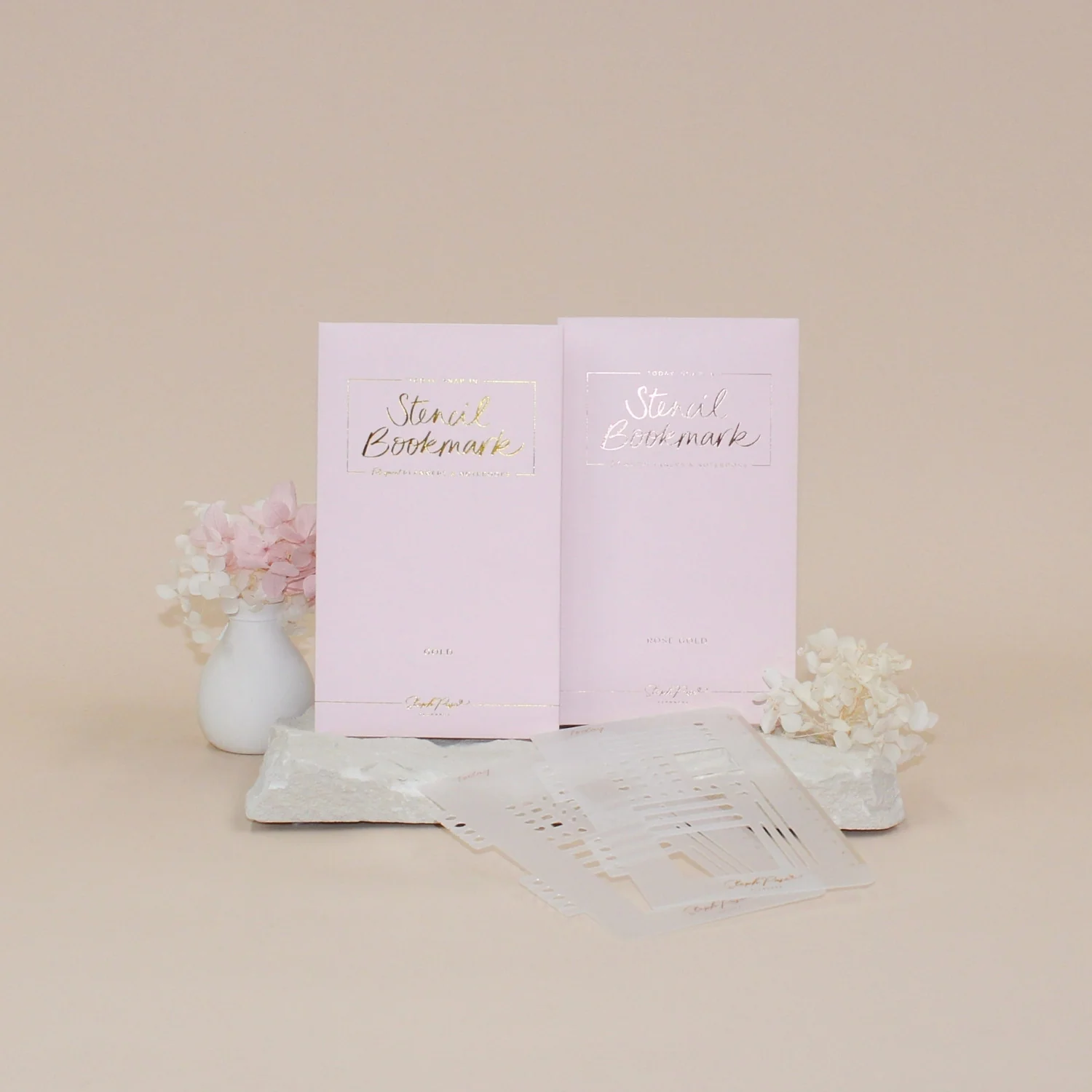 Snap-in Stencil 'Today' Bookmark - Rose Gold - Image 6