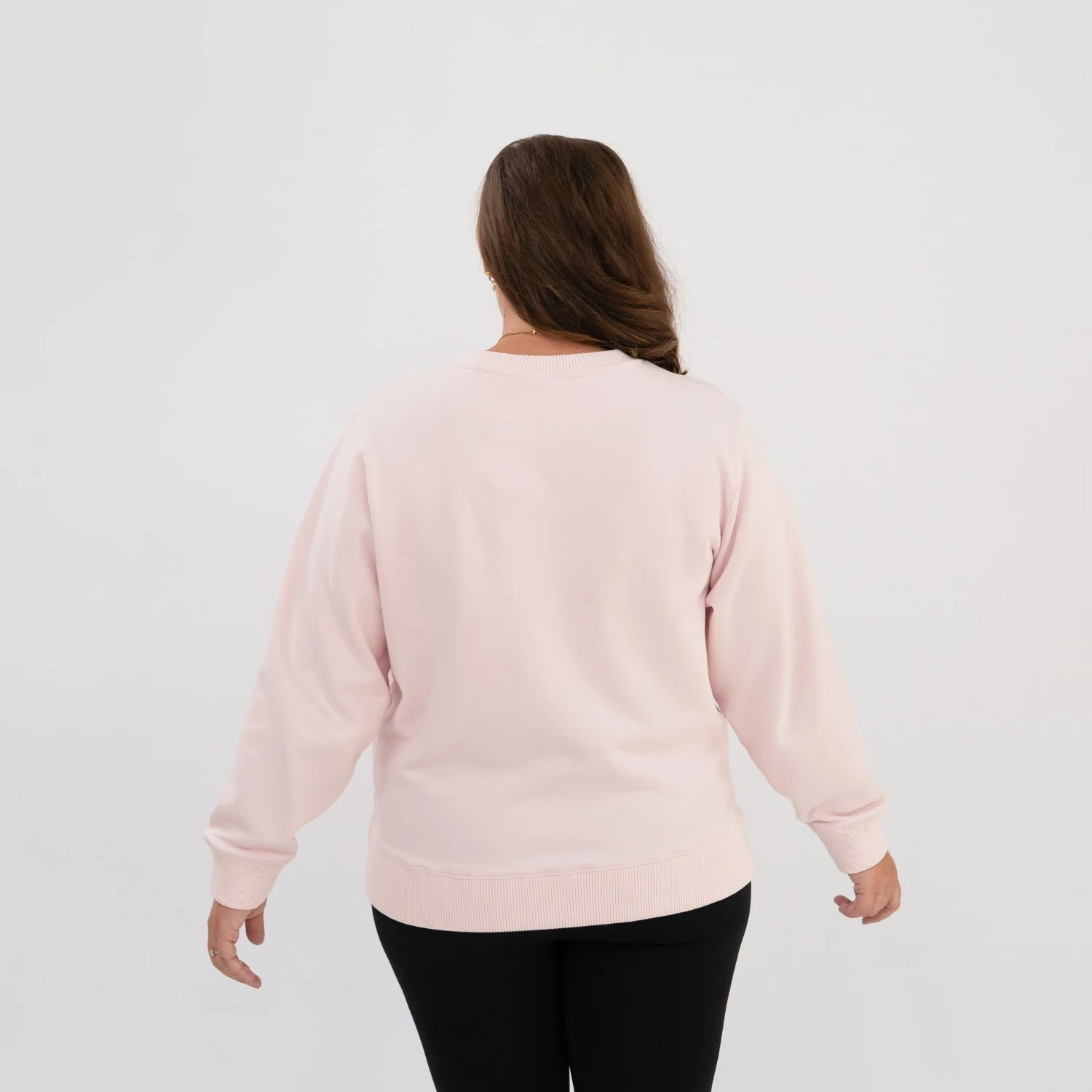 Signature 'SPP' Crew Neck Jumper - Blush - Image 12