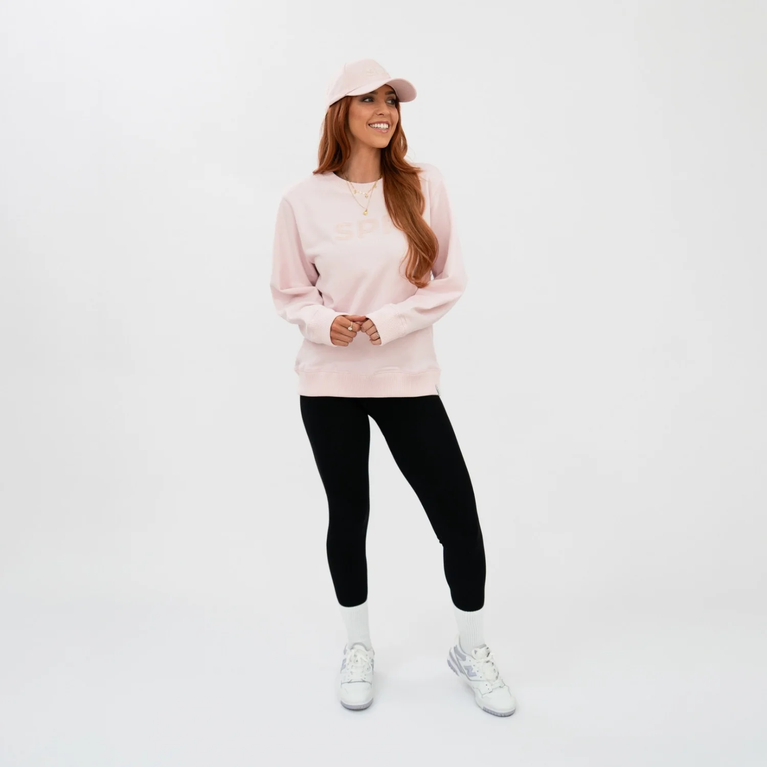 Signature 'SPP' Crew Neck Jumper - Blush - Image 13