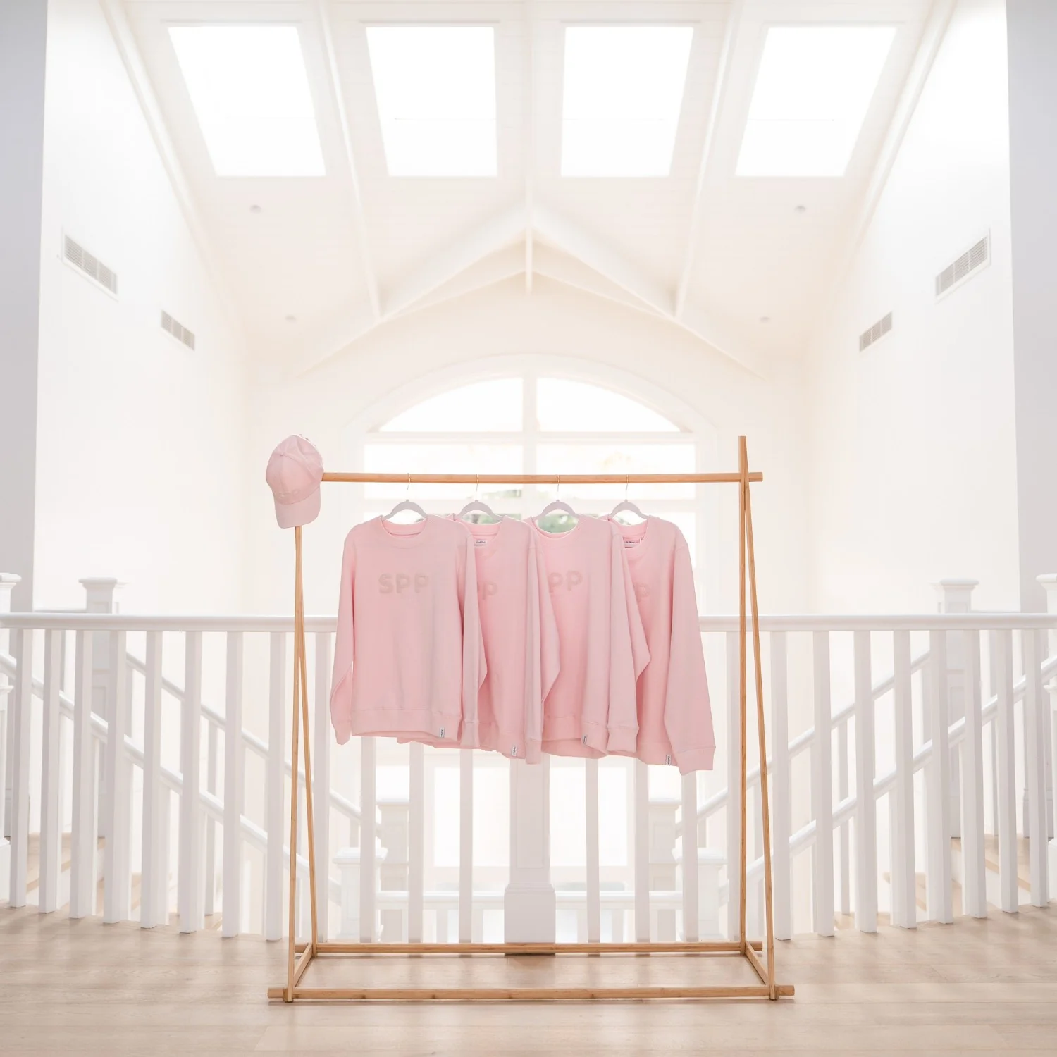 Signature 'SPP' Crew Neck Jumper - Blush - Image 15